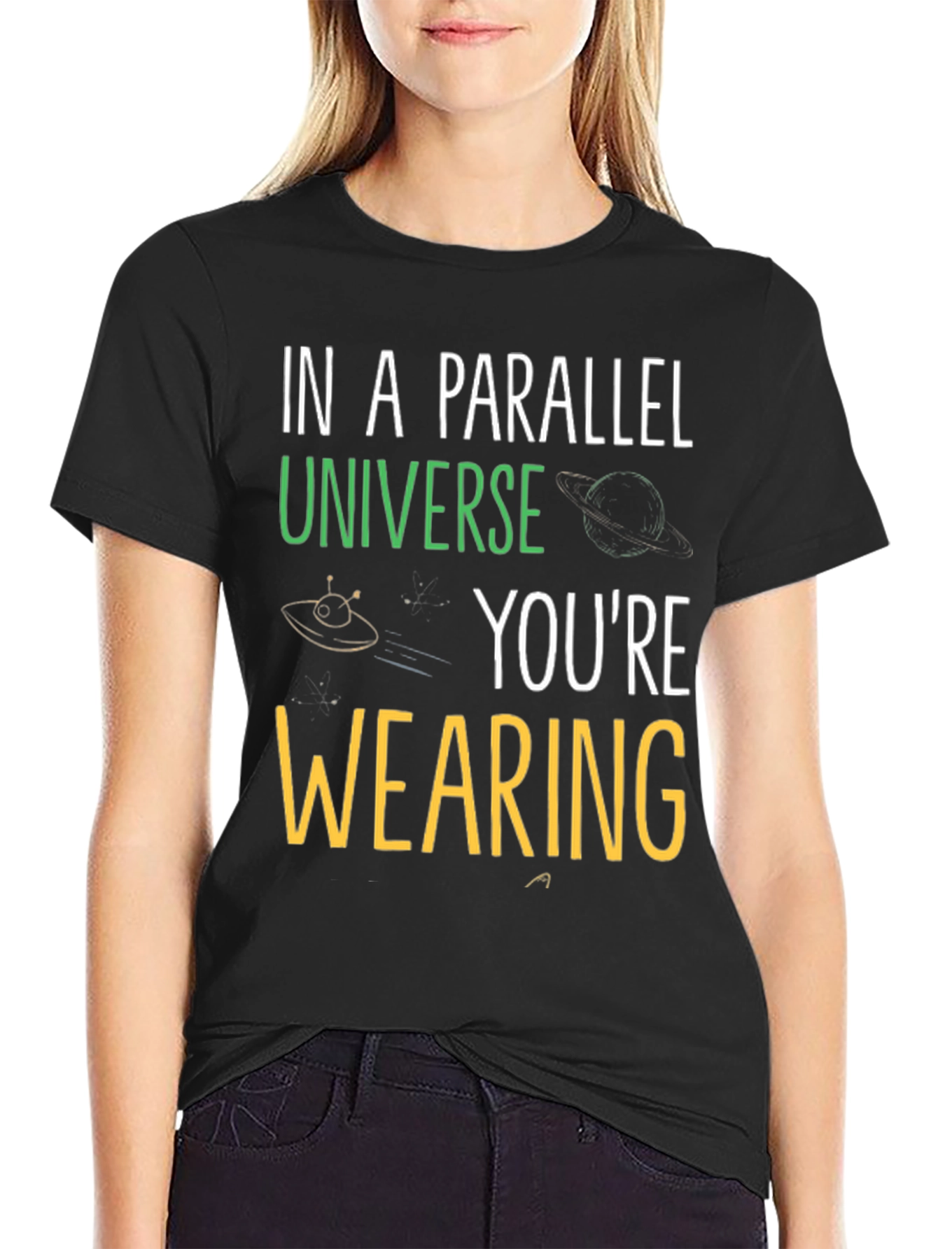 Parallel Universe Graphic T-Shirt - Novelty Space Tee