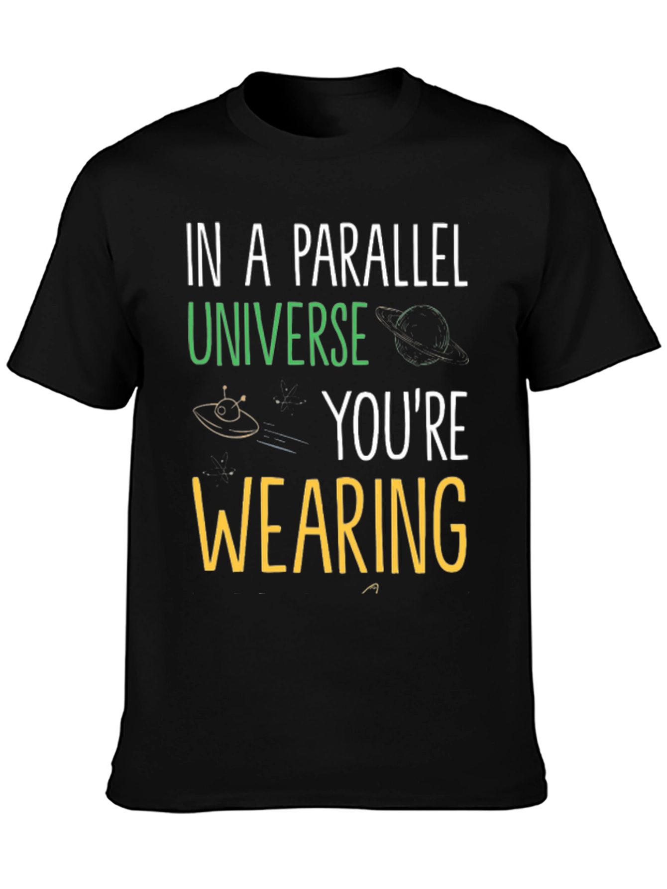 Parallel Universe Graphic T-Shirt - Novelty Space Tee