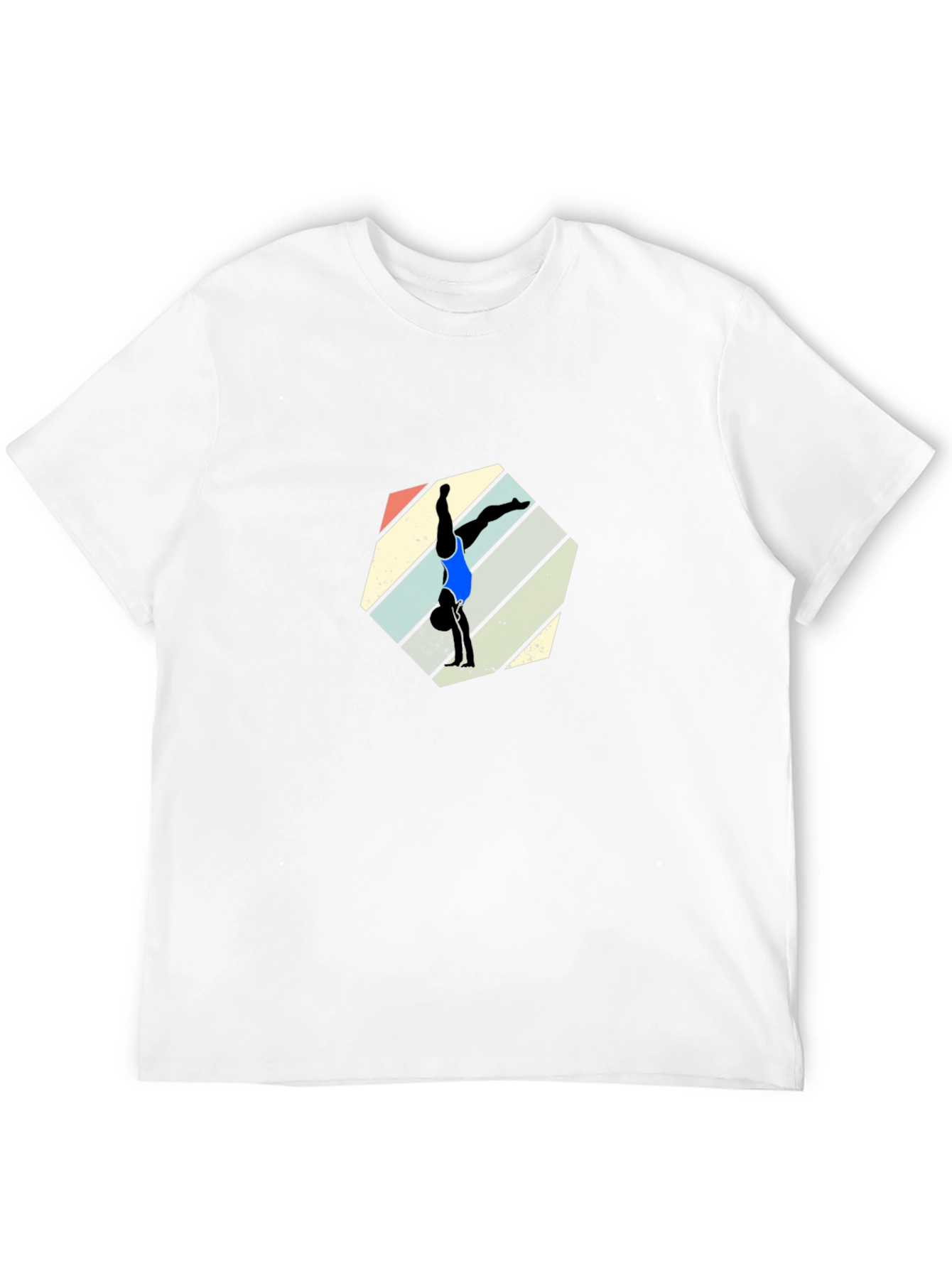 Retro Handstand T-Shirt - Unique Gymnastics Design