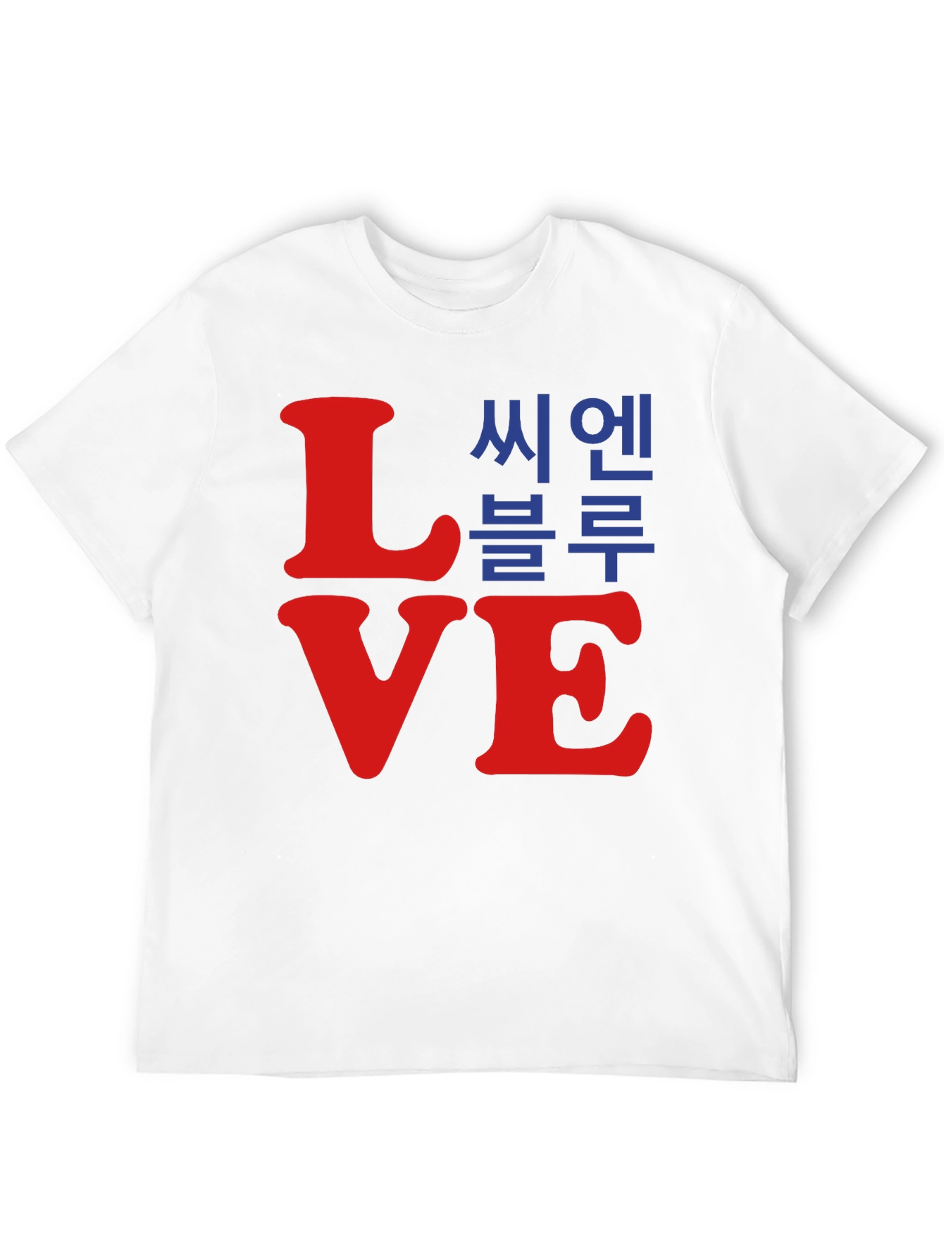 Love CNBLUE Red and Blue T-Shirt