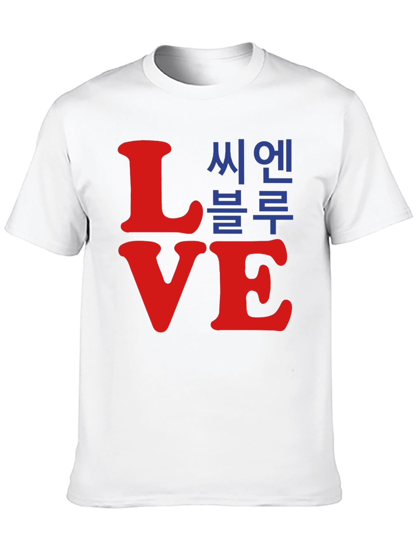 Love CNBLUE Red and Blue T-Shirt