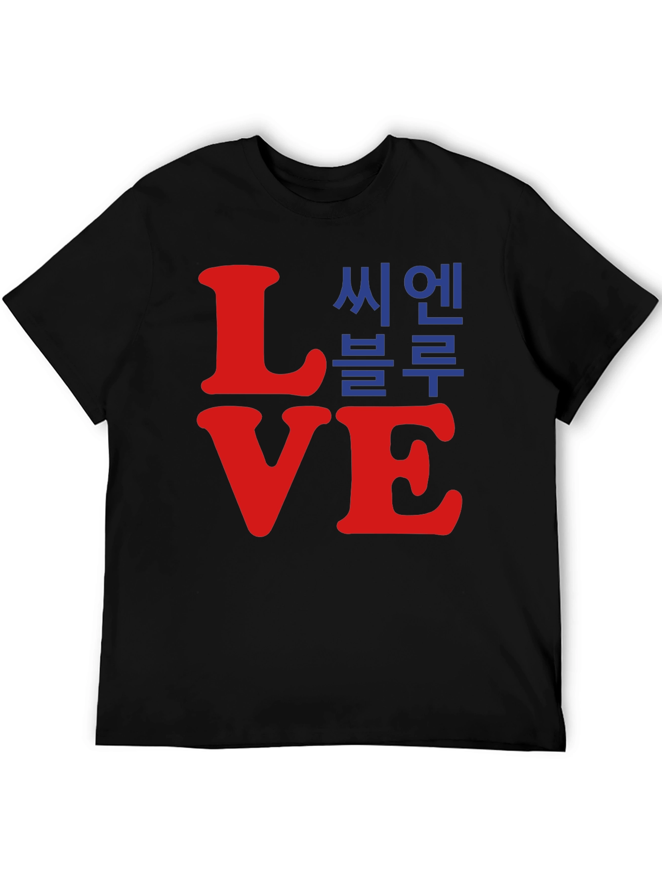 Love CNBLUE Red and Blue T-Shirt