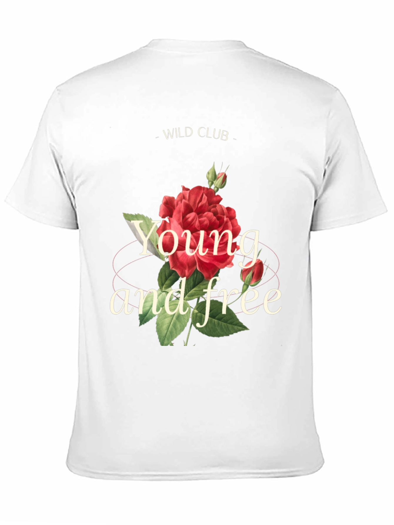 Wild Club Rose Graphic Tee - Young and Free