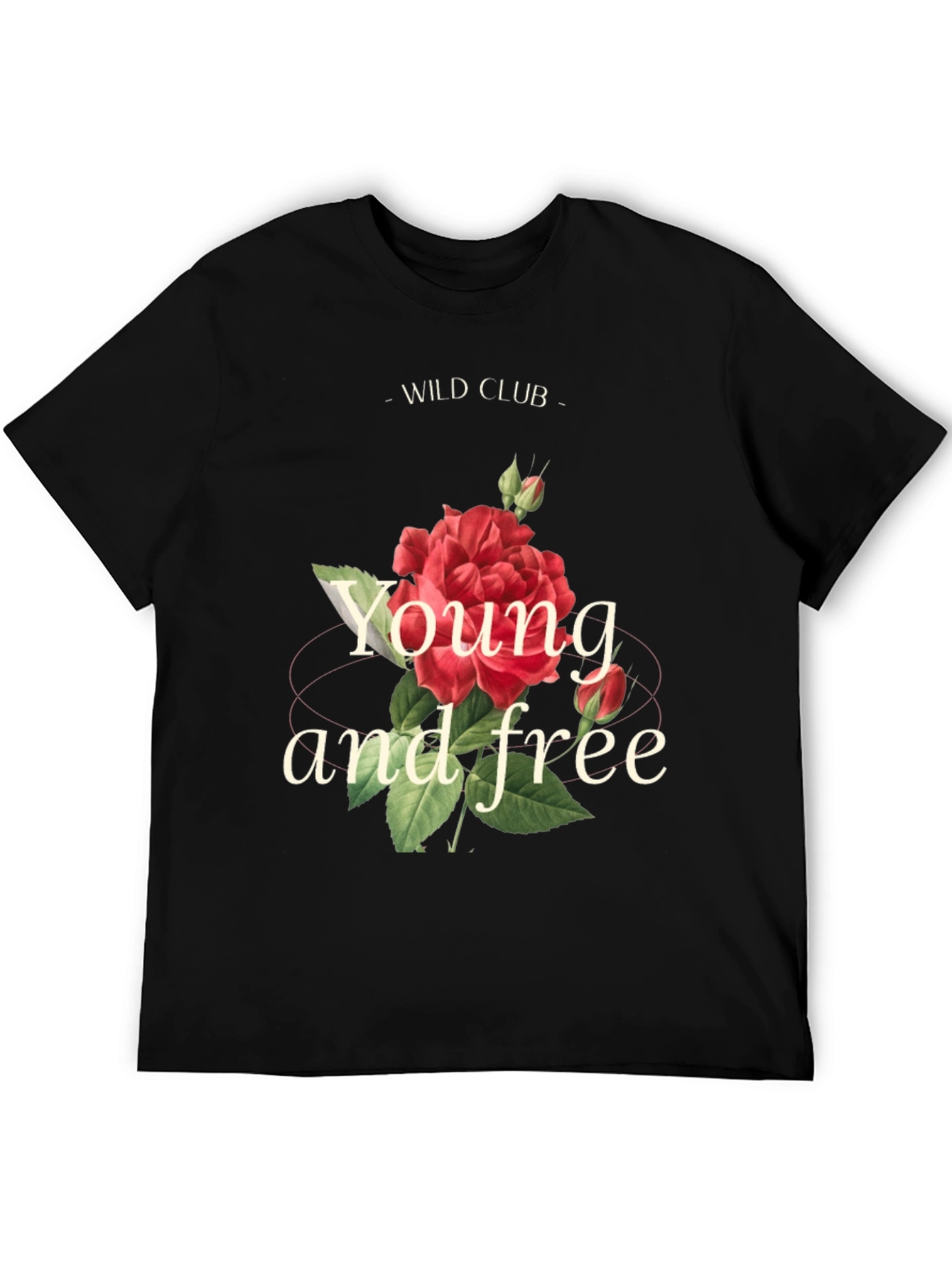 Wild Club Rose Graphic Tee - Young and Free