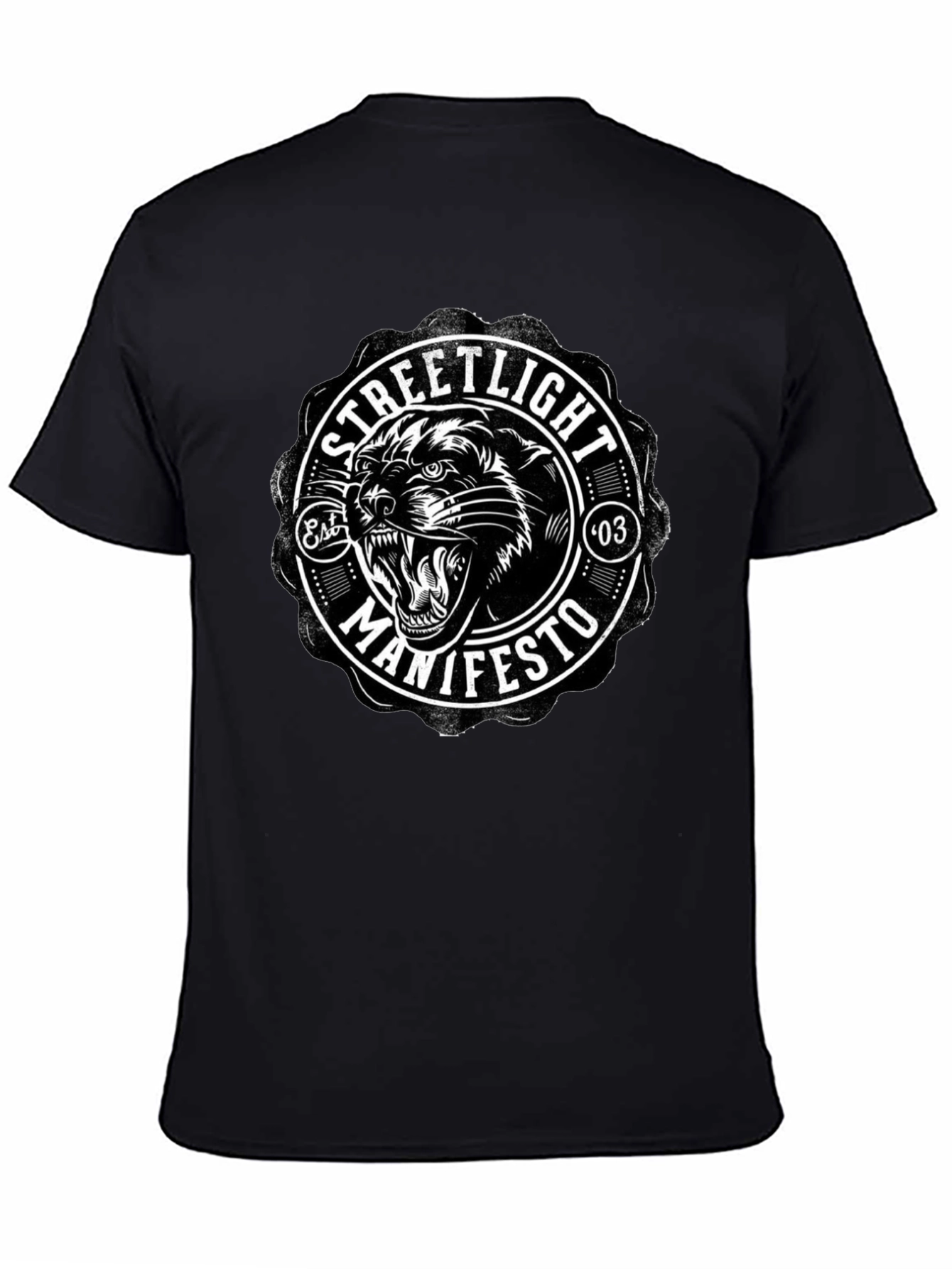 Streetlight Manifesto Panther Black T-Shirt