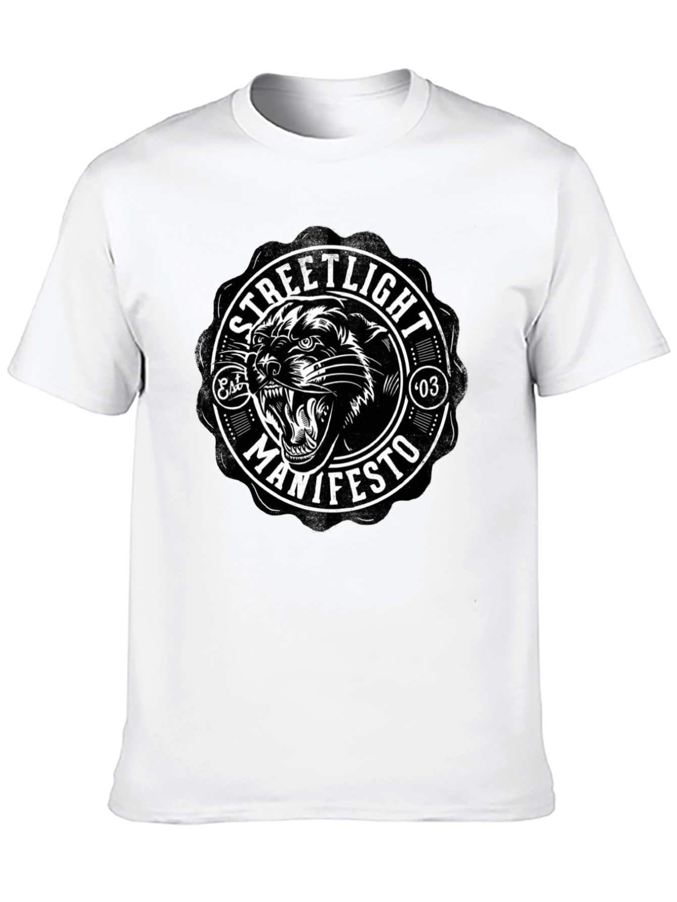 Streetlight Manifesto Panther Black T-Shirt