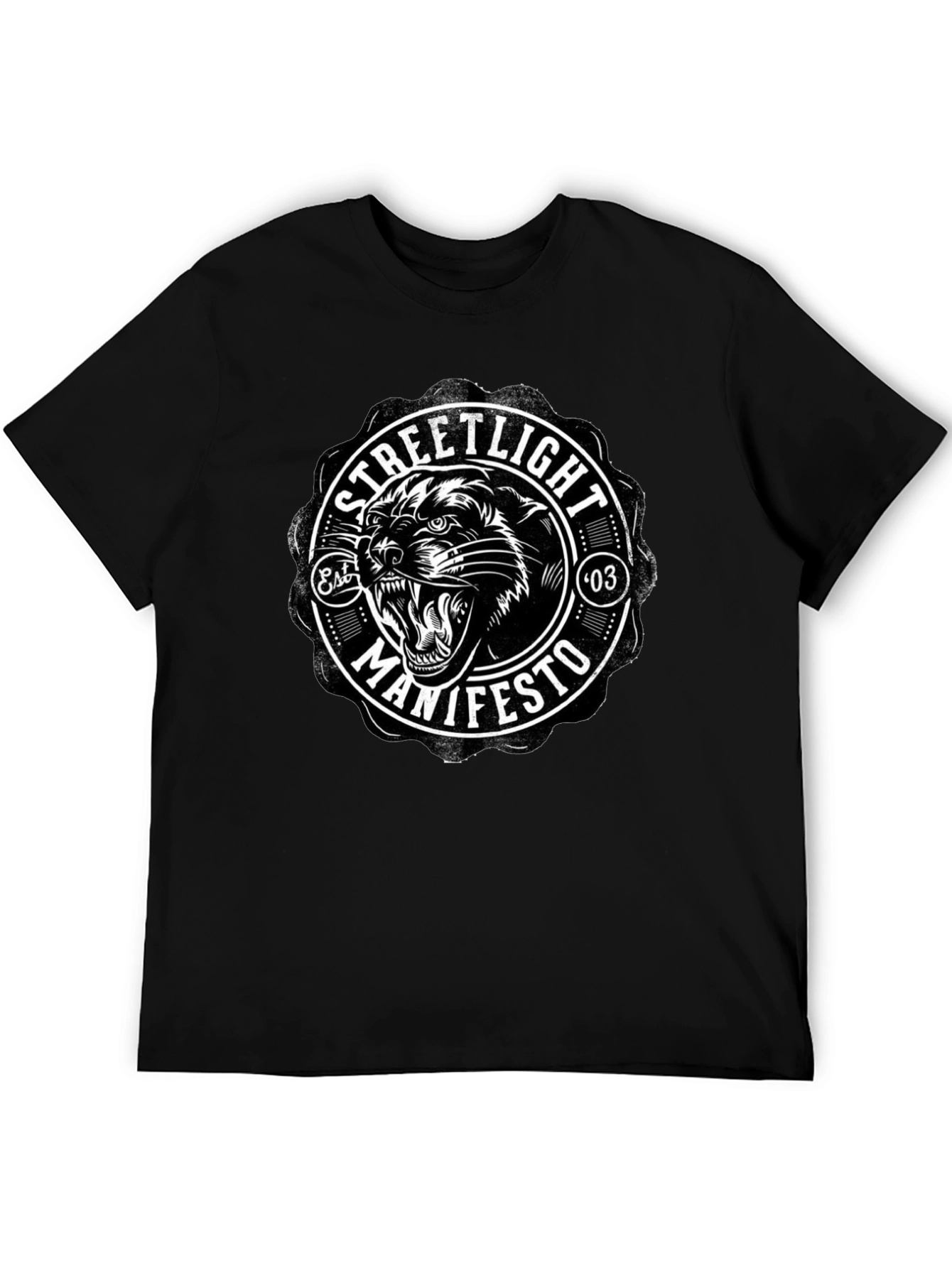 Streetlight Manifesto Panther Black T-Shirt