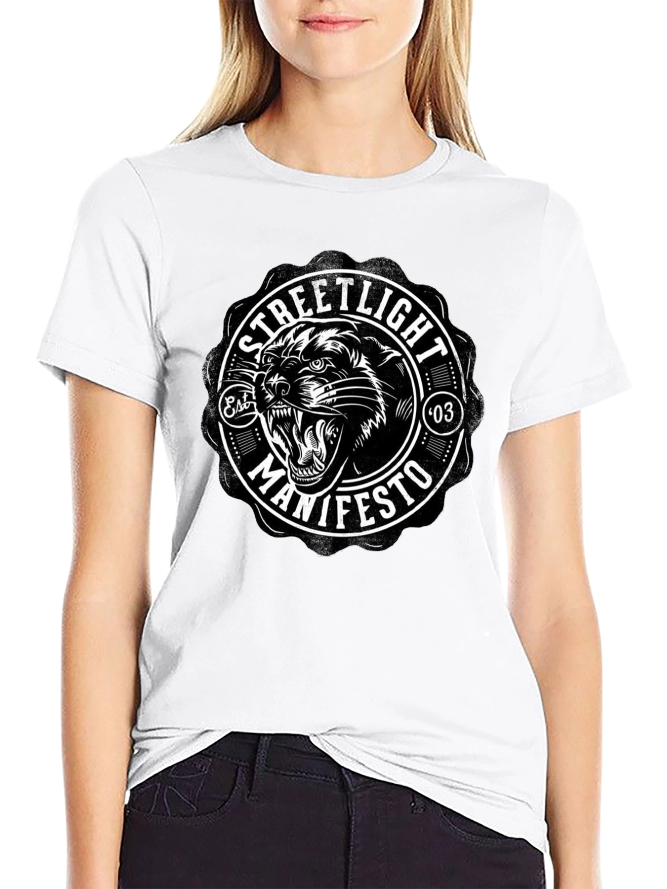 Streetlight Manifesto Panther Black T-Shirt