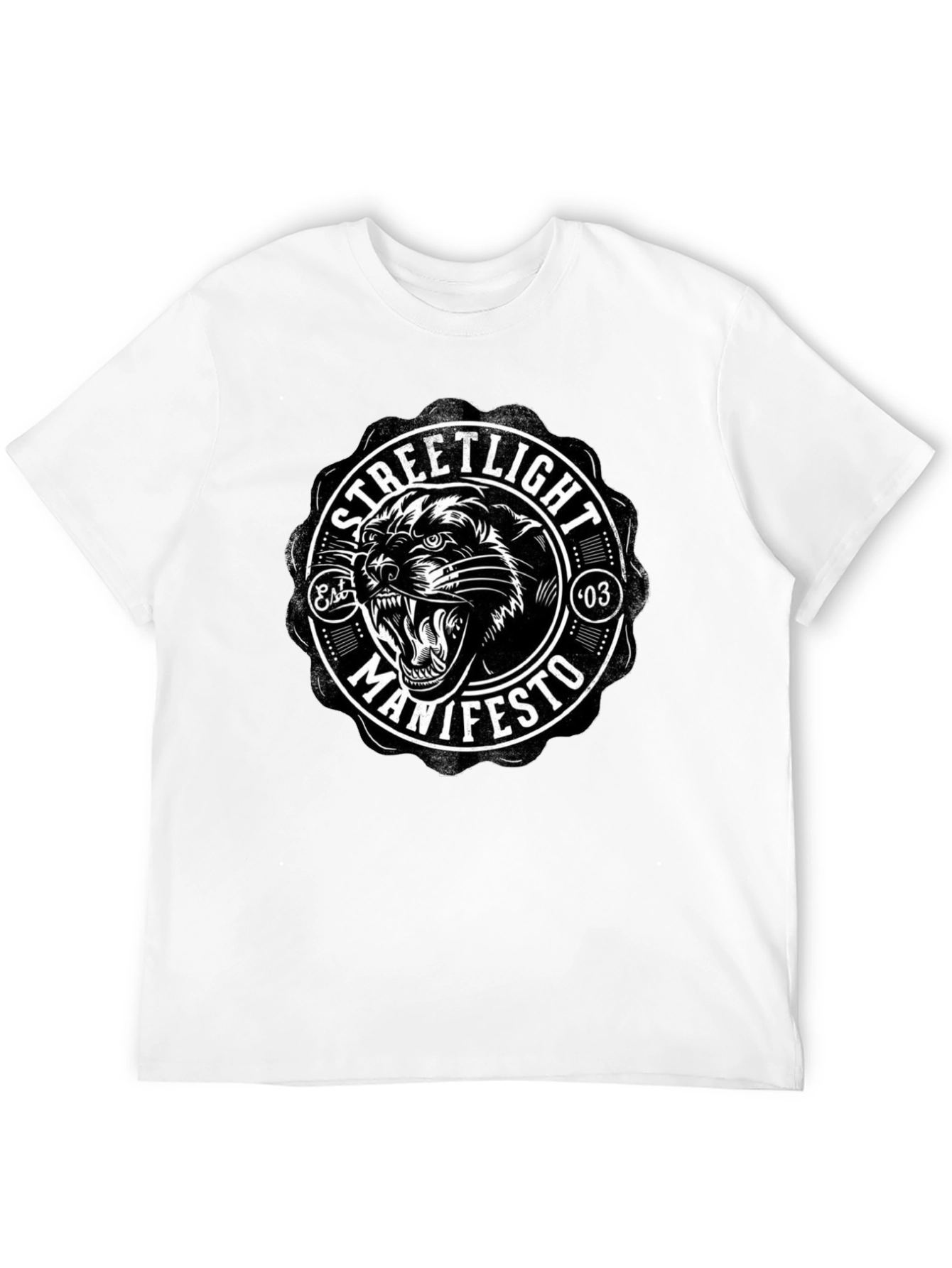 Streetlight Manifesto Panther Black T-Shirt