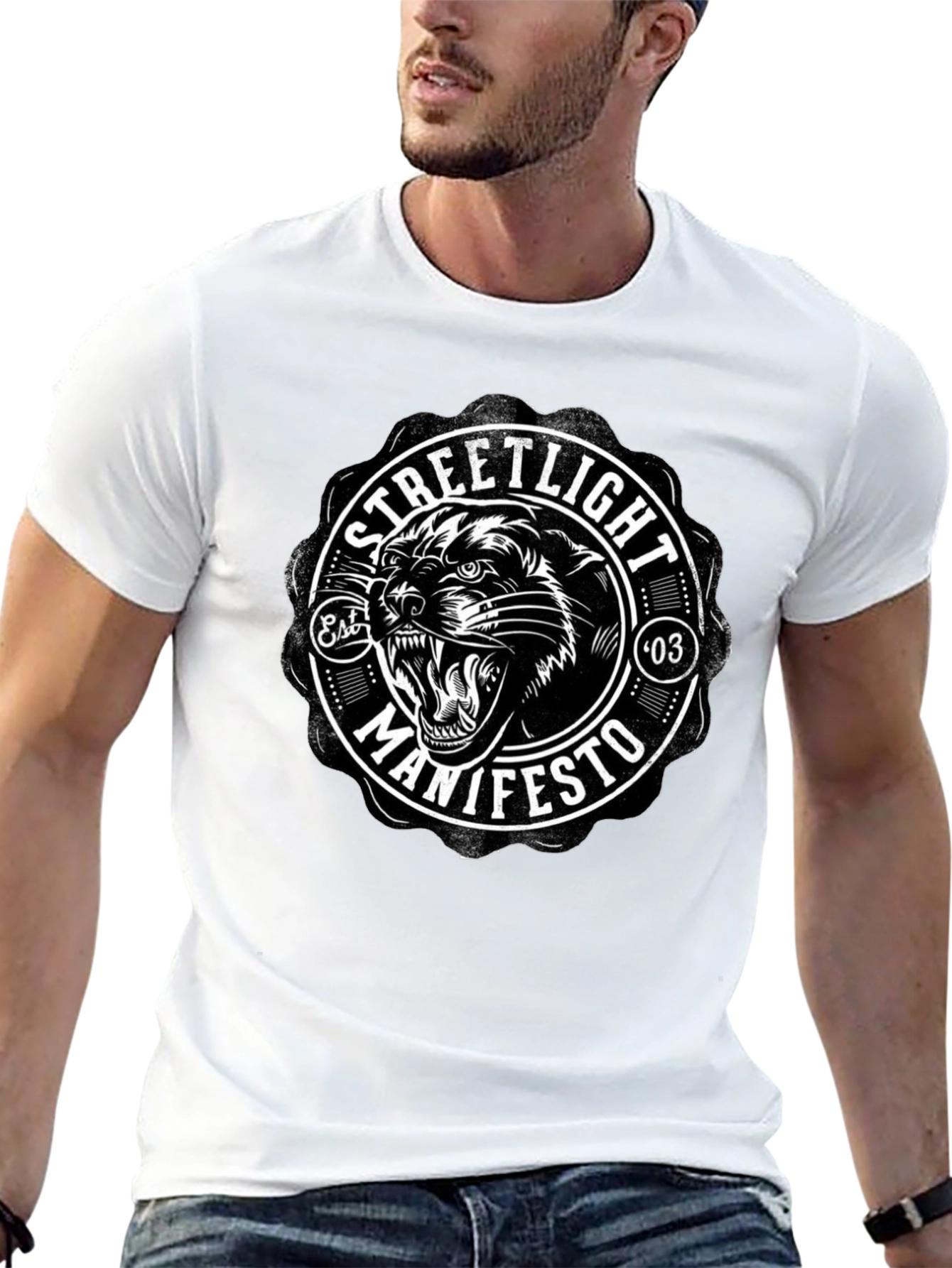Streetlight Manifesto Panther Black T-Shirt