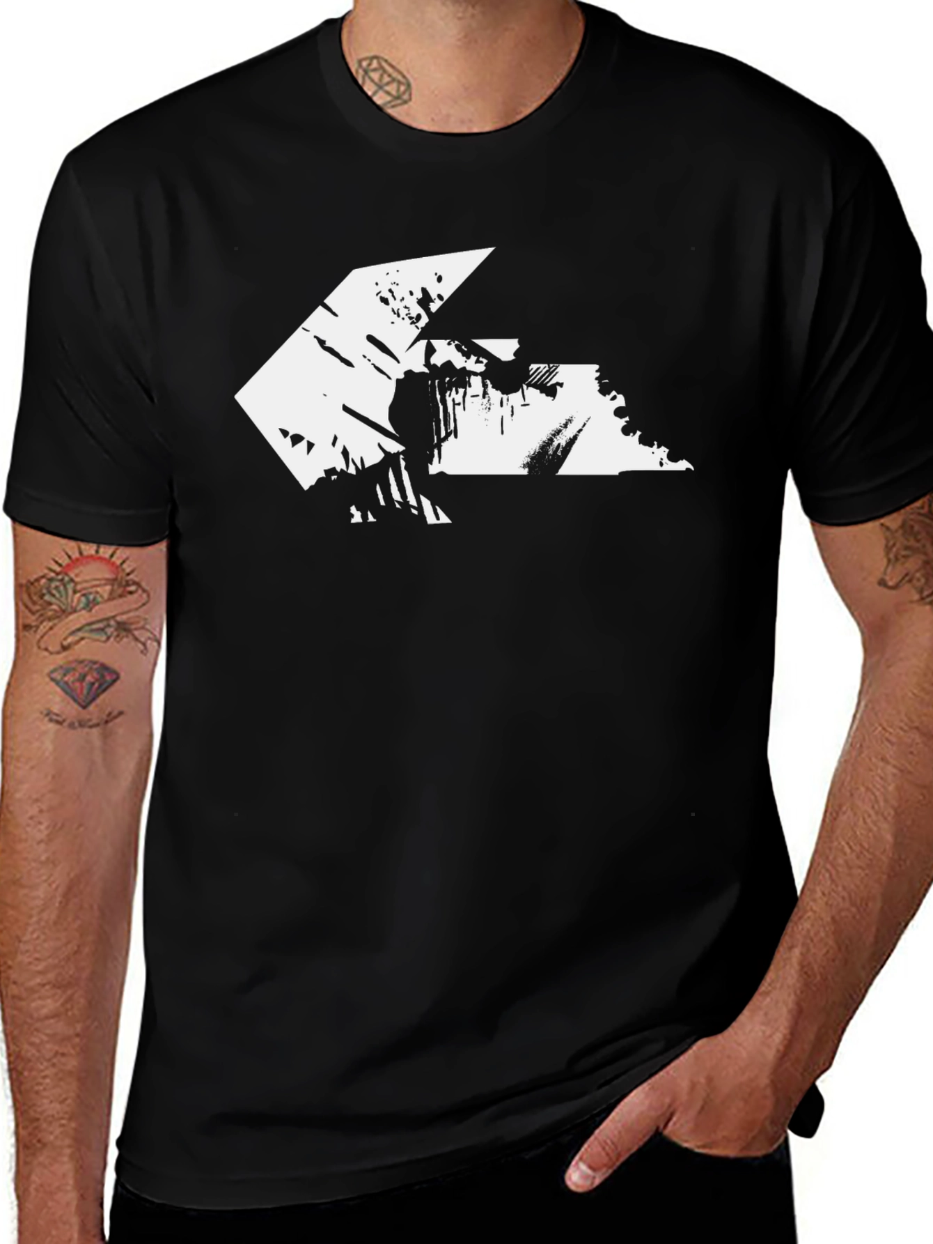 Abstract Graphic Tee - Modern Streetwear T-Shirt