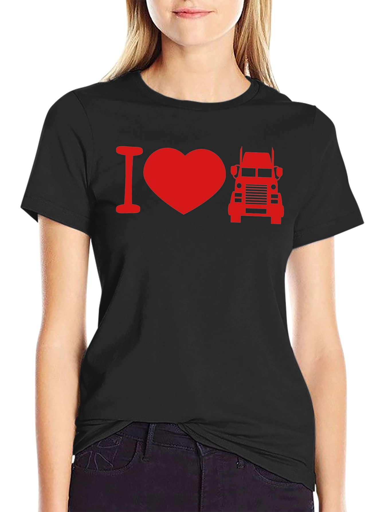 I Heart Trucks Black T-Shirt