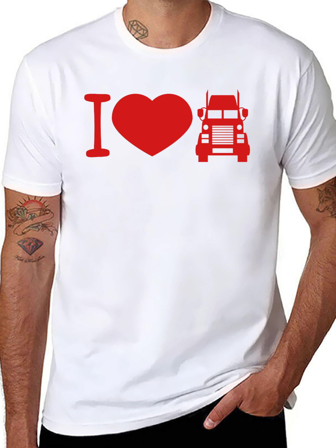 I Heart Trucks Black T-Shirt