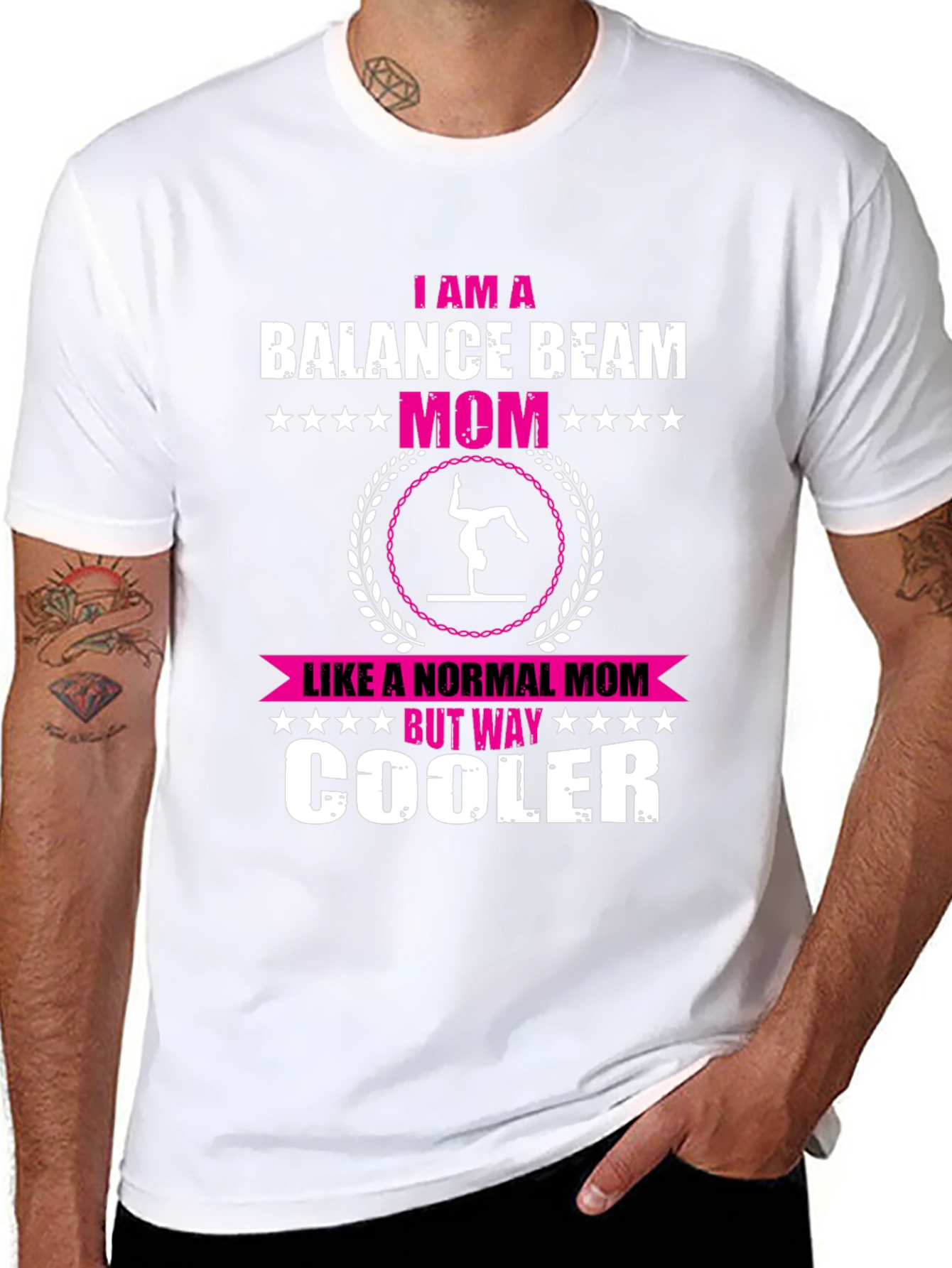 Balance Beam Mom Graphic T-Shirt