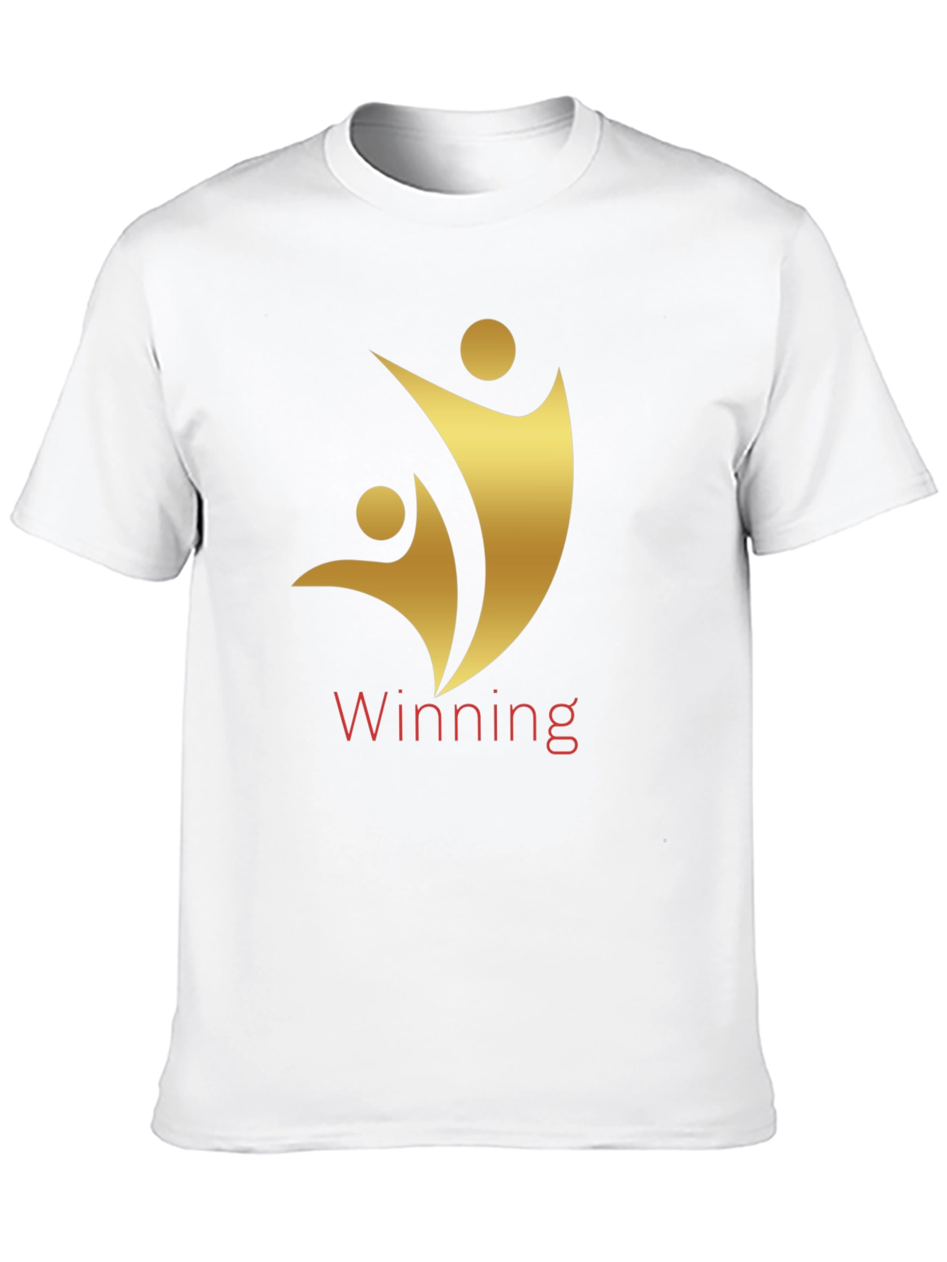 Winning Graphic Tee - Gold on Black
