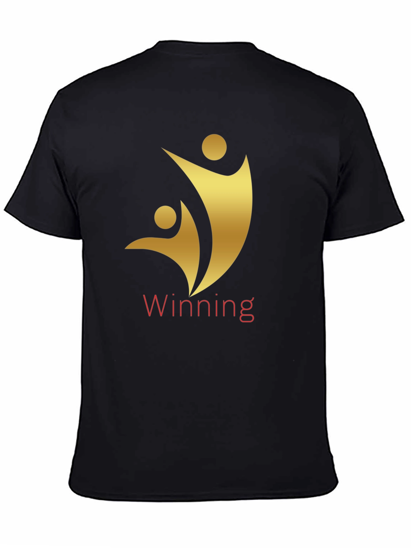 Winning Graphic Tee - Gold on Black