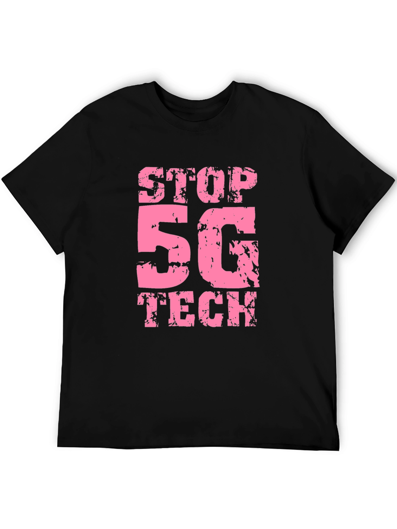 Stop 5G Tech Black T-Shirt
