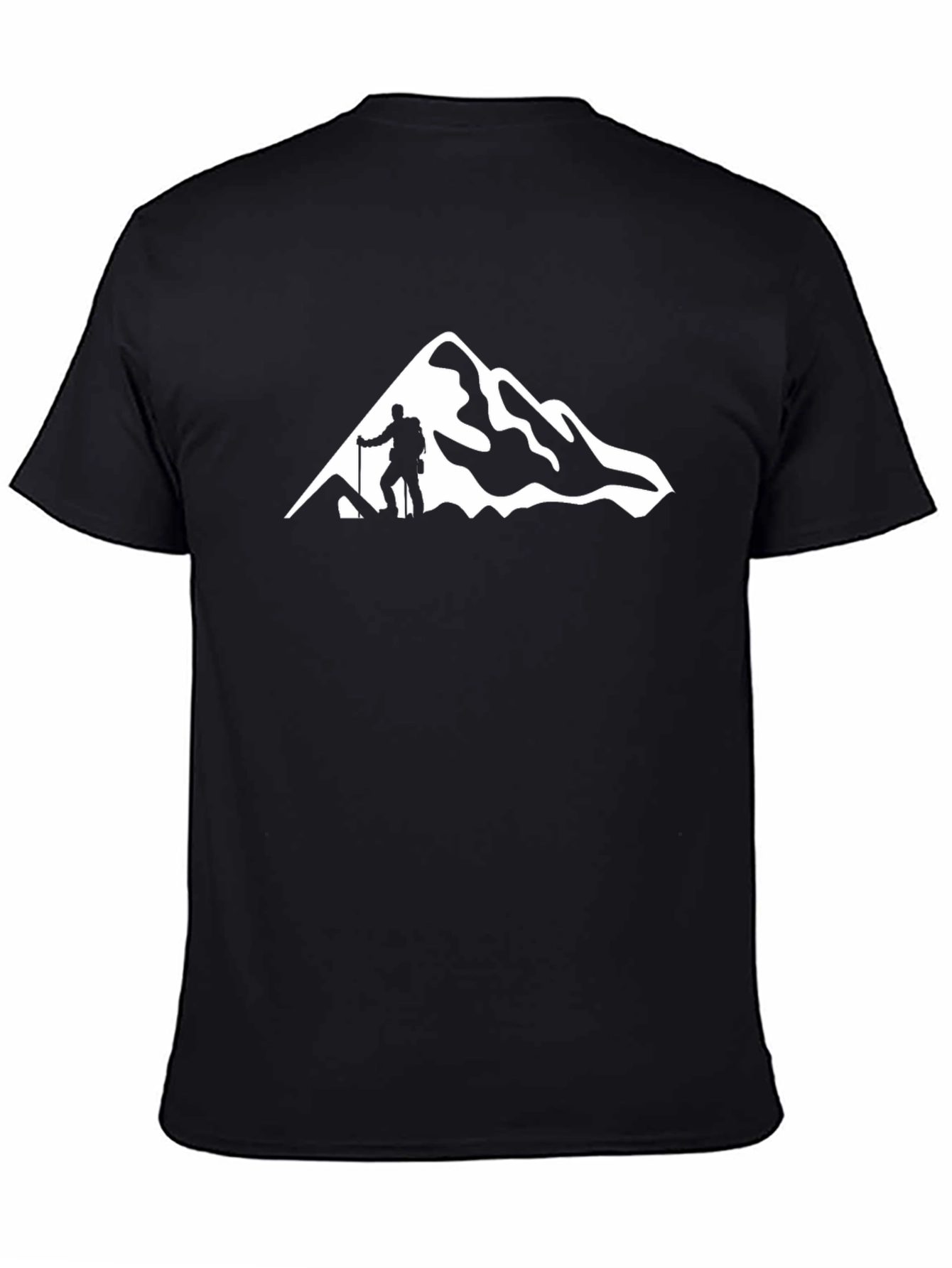 Mountain Hiker Graphic T-Shirt - Black