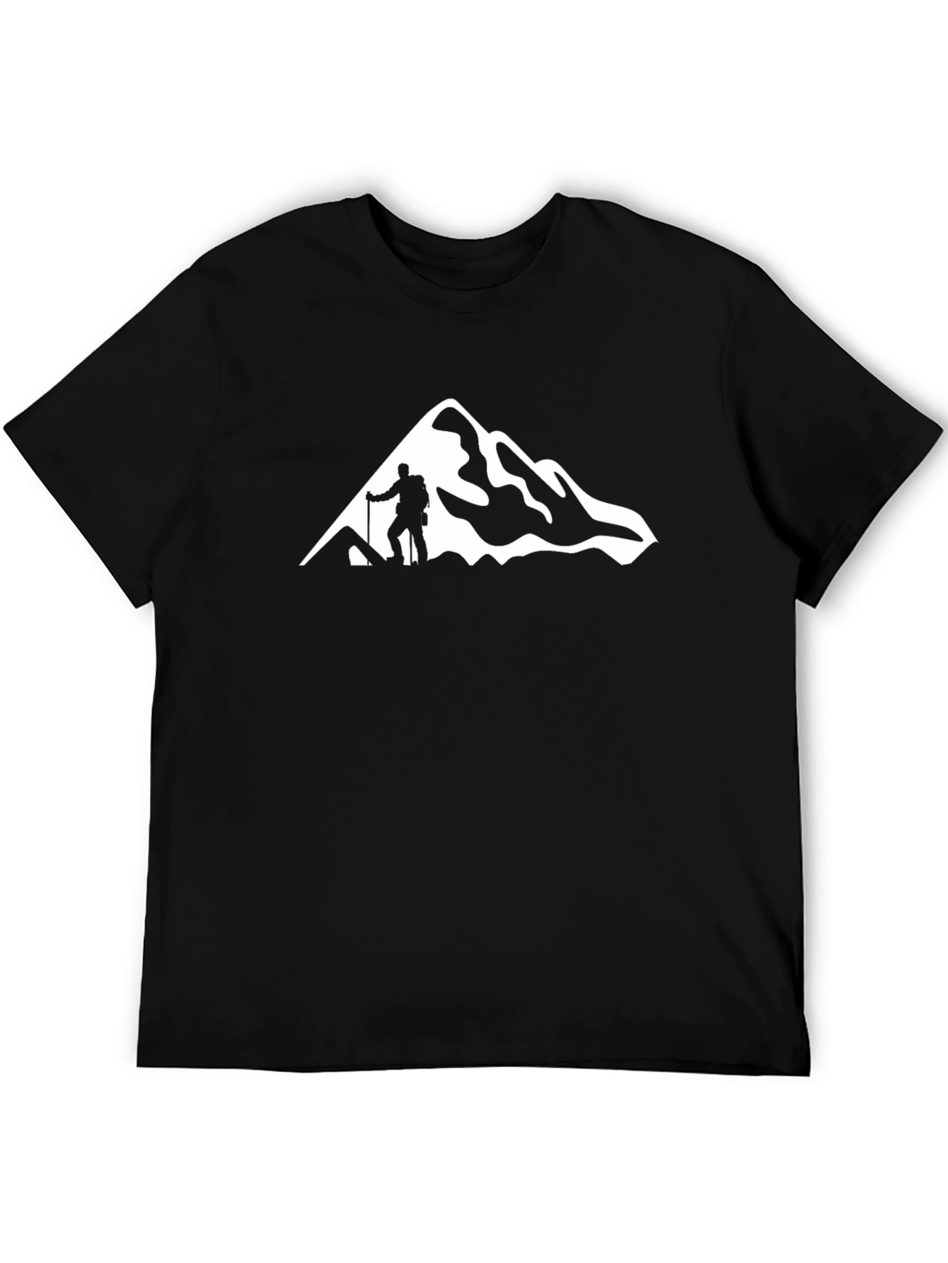 Mountain Hiker Graphic T-Shirt - Black