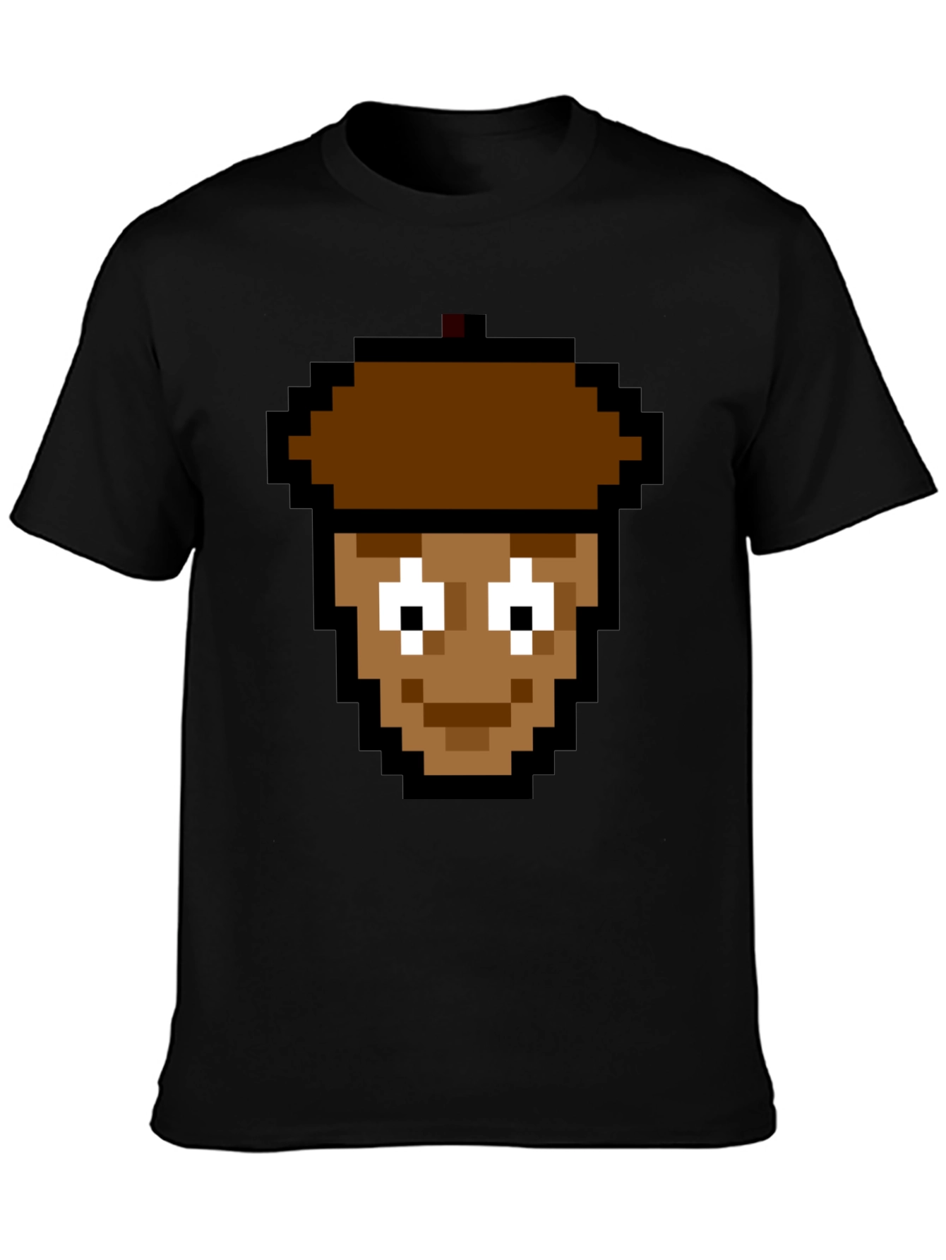 Pixel Acorn Character T-Shirt