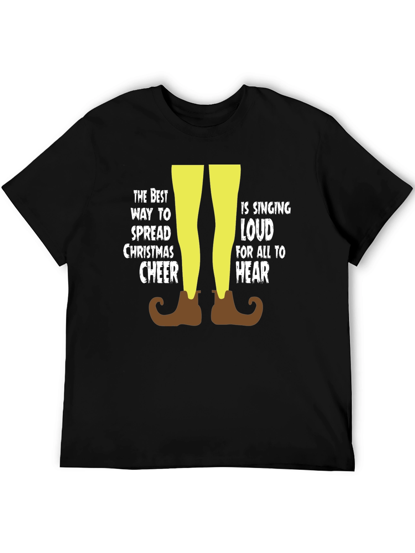 Christmas Cheer Elf T-Shirt - Sing Loud!