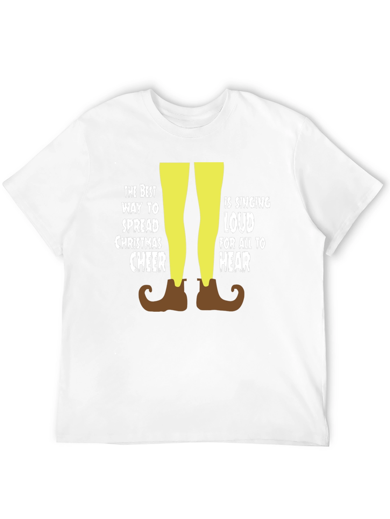 Christmas Cheer Elf T-Shirt - Sing Loud!
