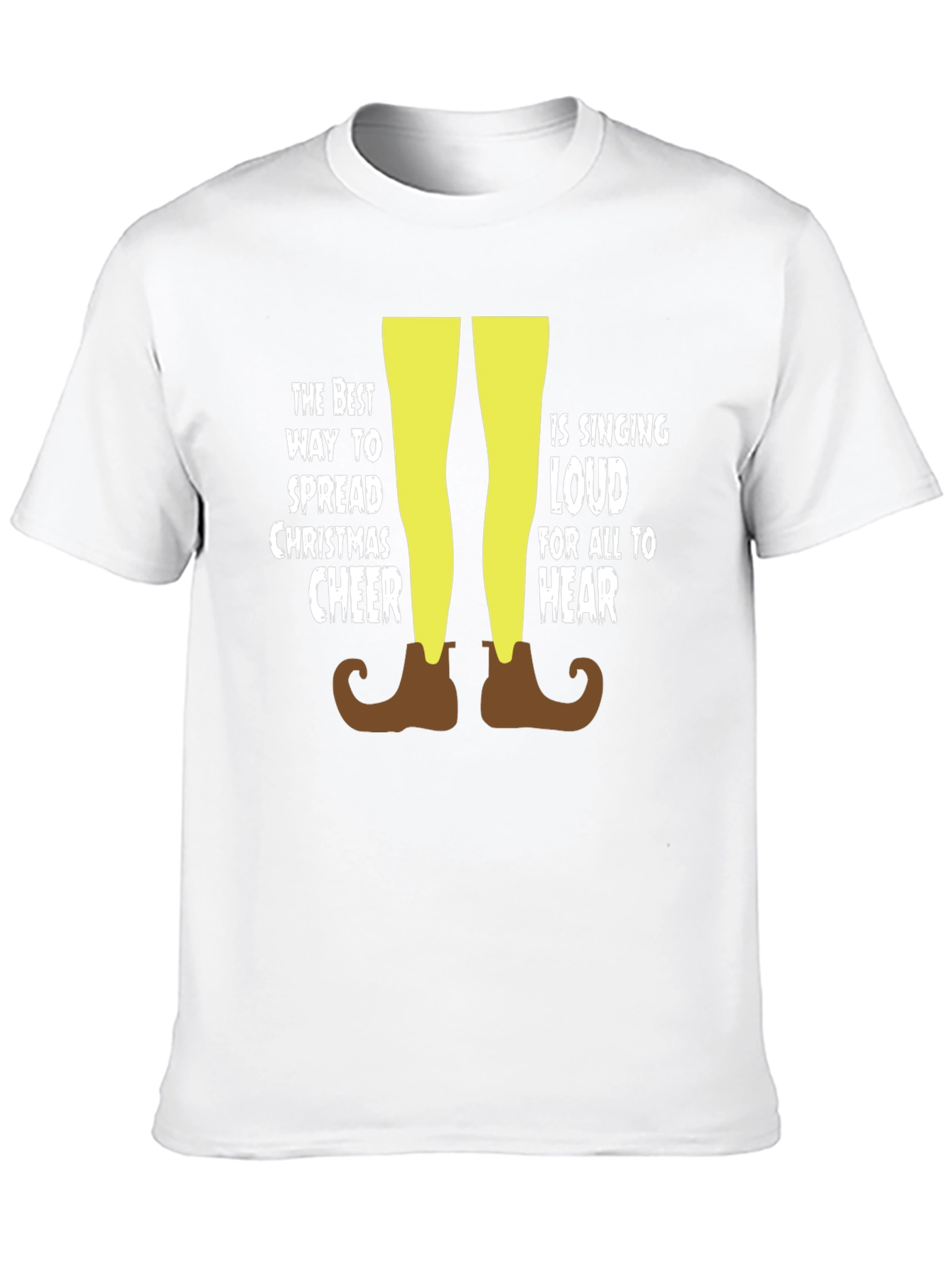 Christmas Cheer Elf T-Shirt - Sing Loud!