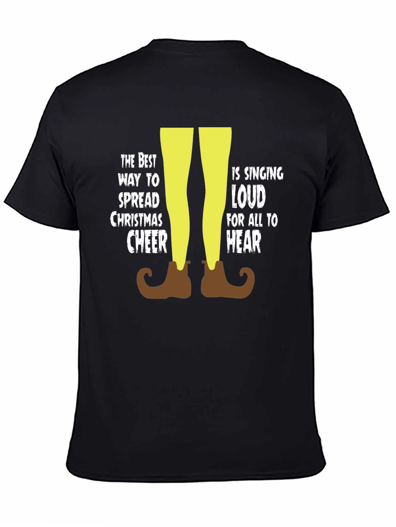 Christmas Cheer Elf T-Shirt - Sing Loud!