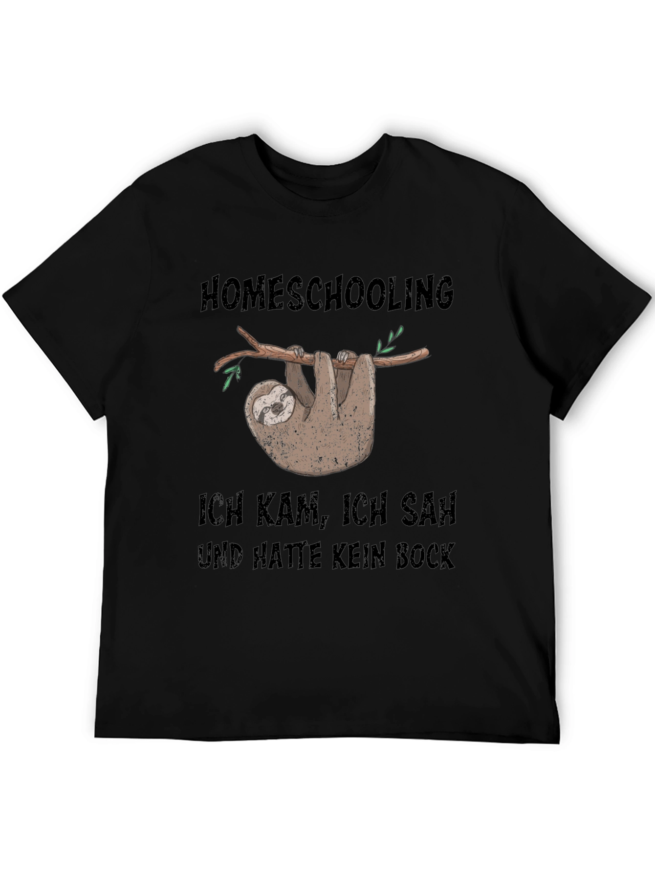 Homeschooling Sloth T-Shirt - Funny & Relatable!