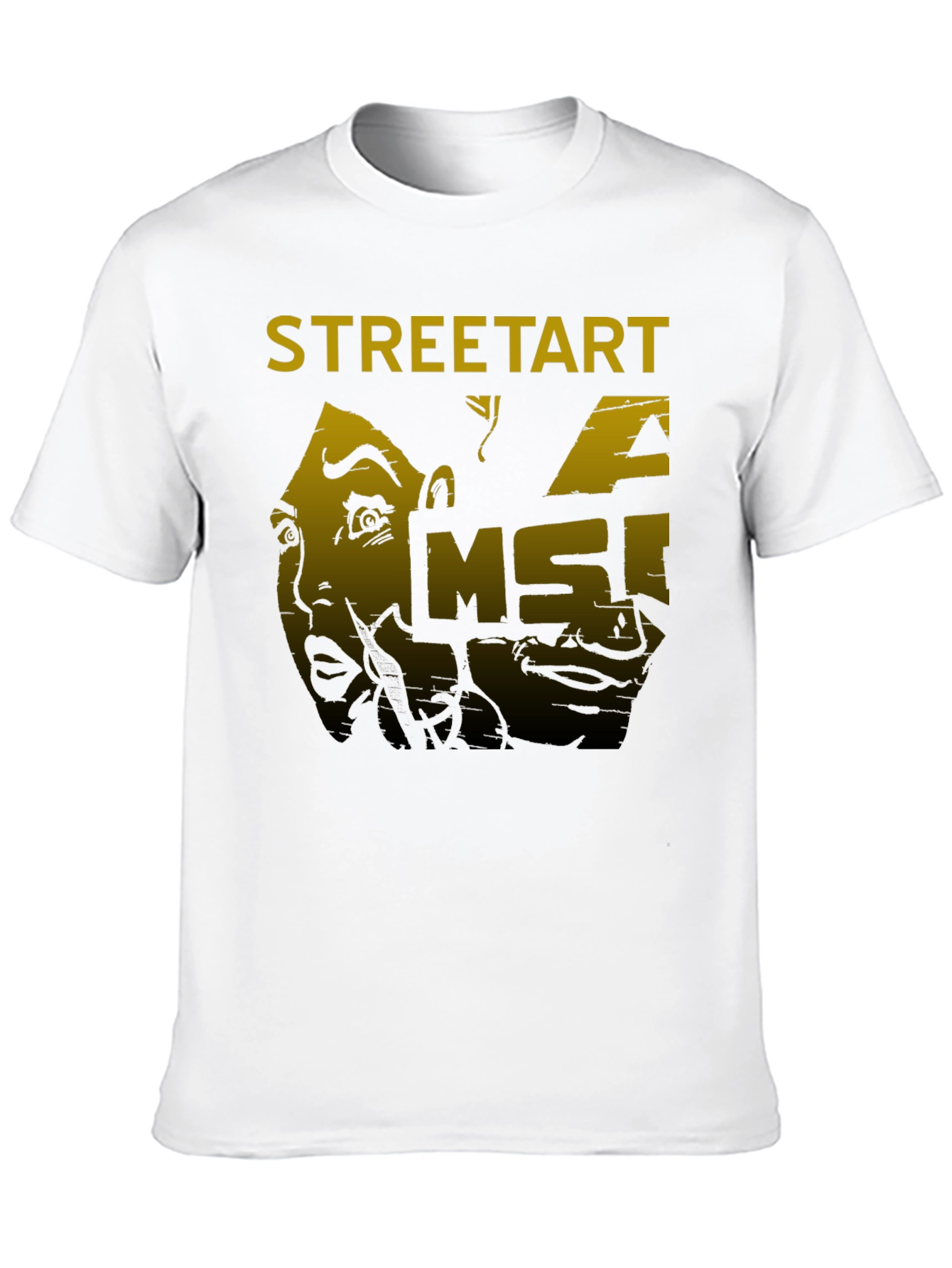 Street Art Graphic T-Shirt - MSI Design - Black
