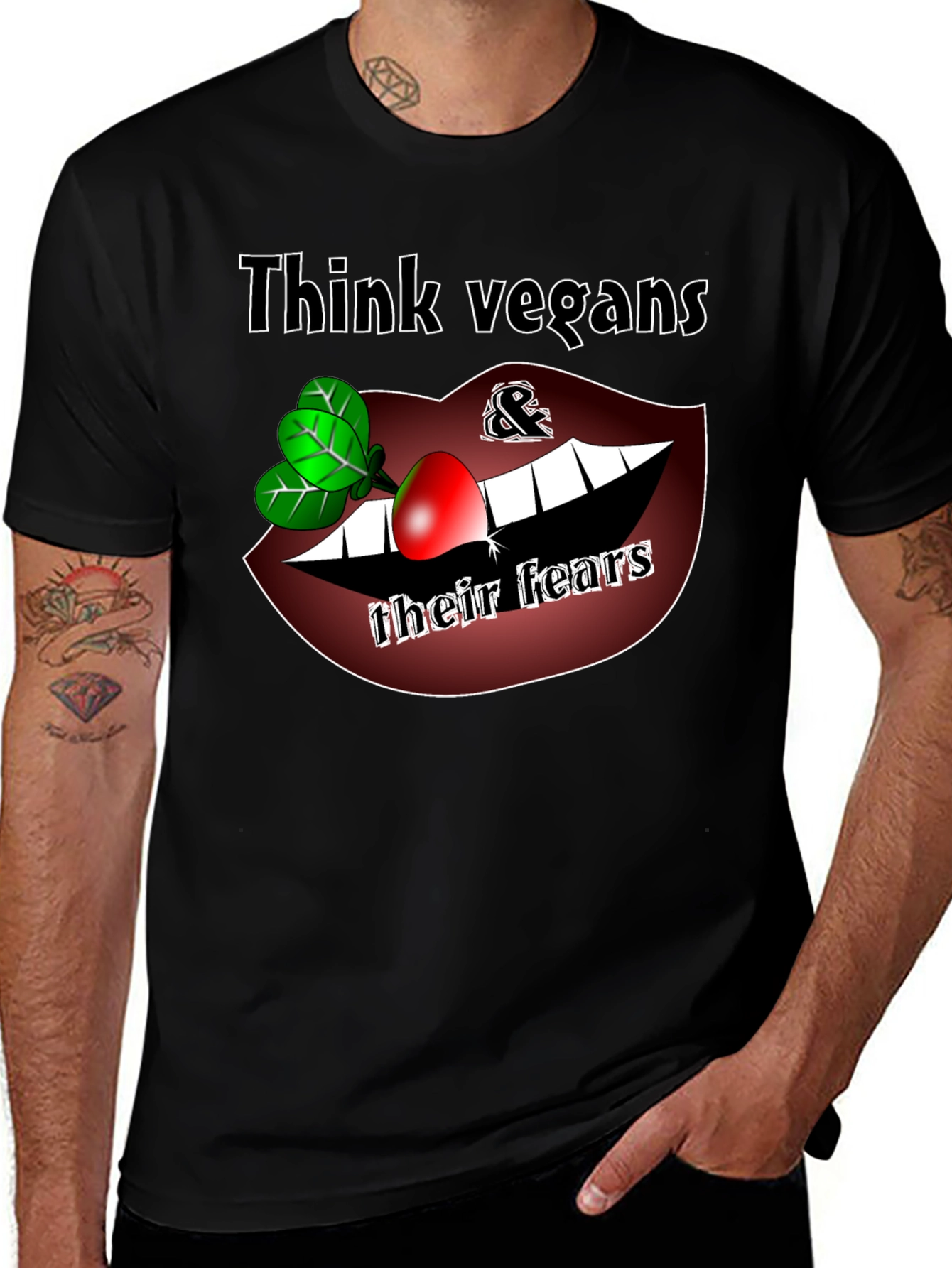 Think Vegans & Their Fears T-Shirt