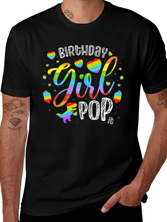 Birthday Girl Pop It T-Shirt