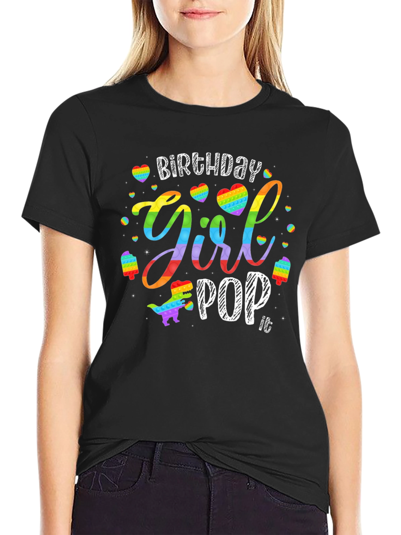 Birthday Girl Pop It T-Shirt