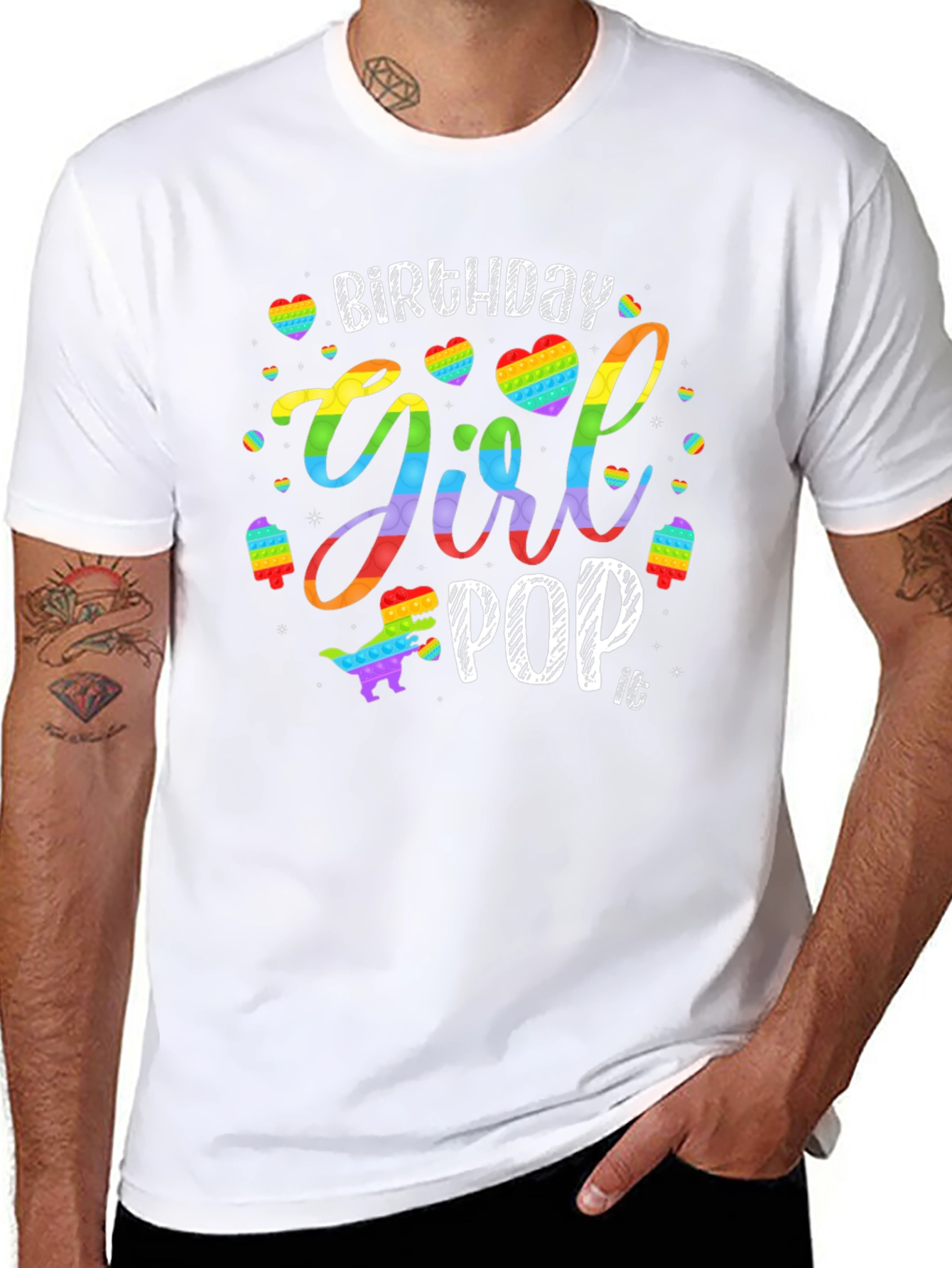 Birthday Girl Pop It T-Shirt