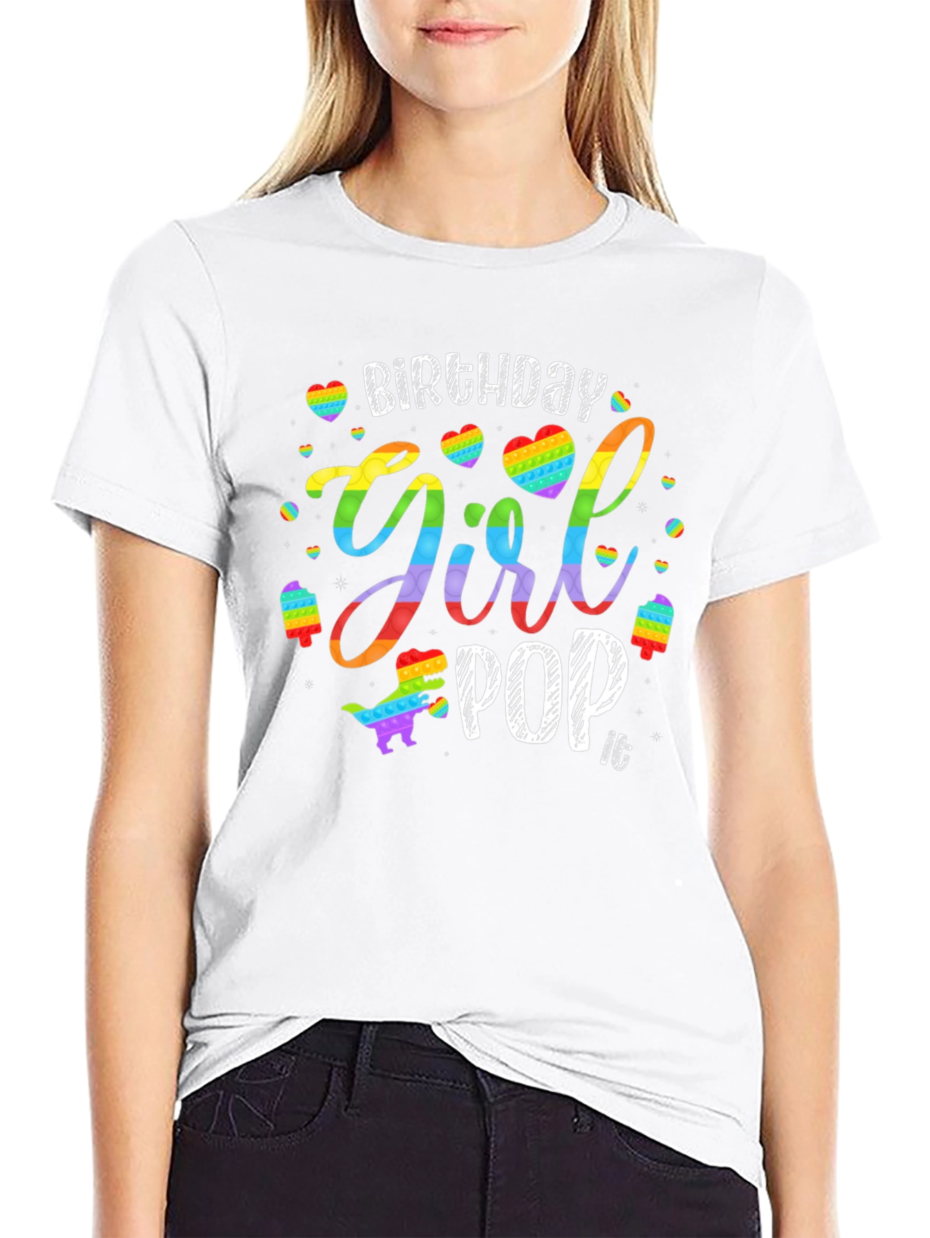 Birthday Girl Pop It T-Shirt