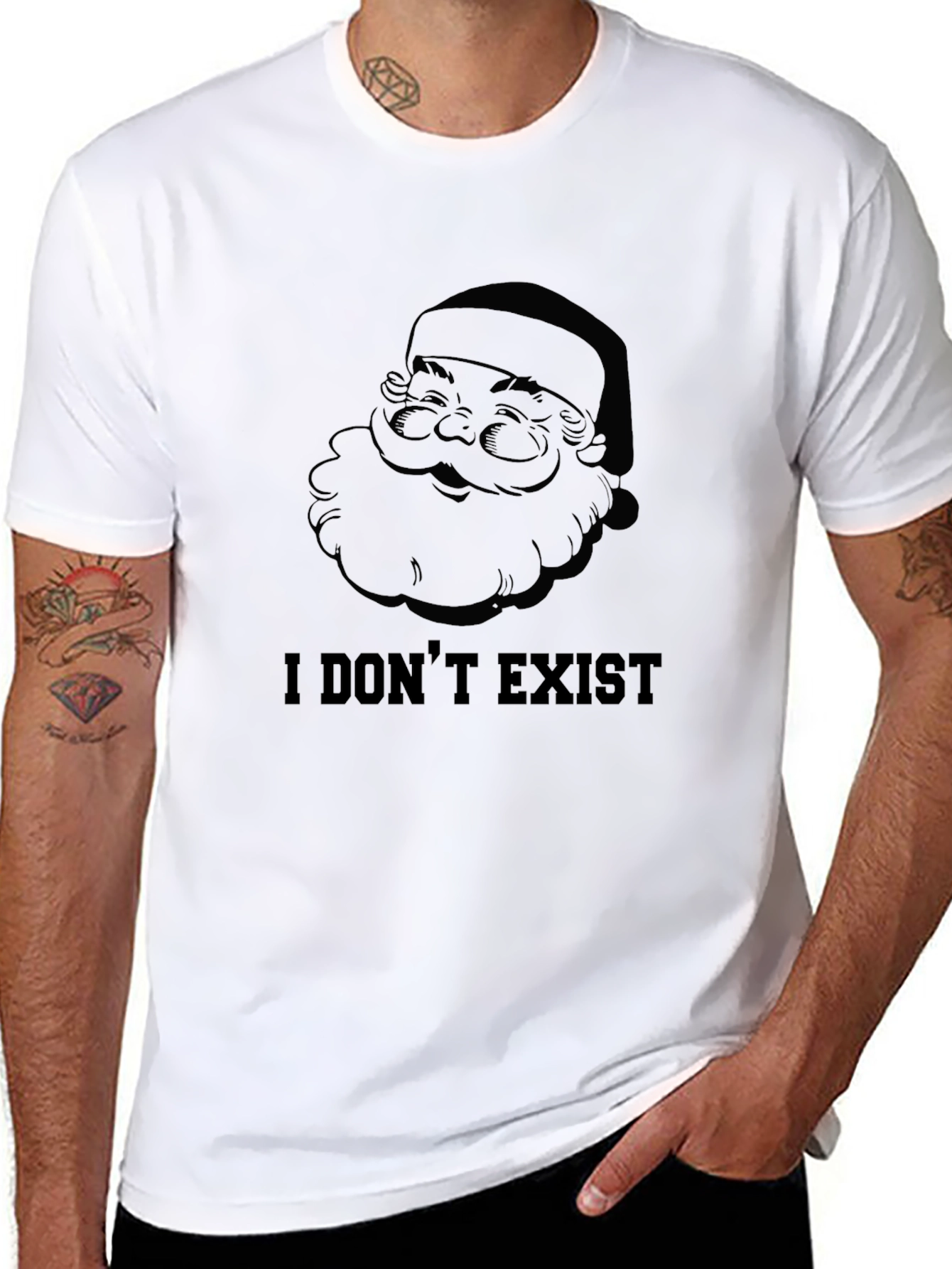 Santa I Dont Exist Graphic Tee