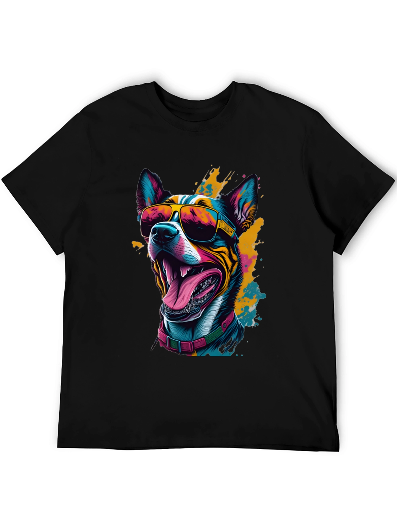 Cool Dog Graphic T-Shirt - Stylish Canine Design