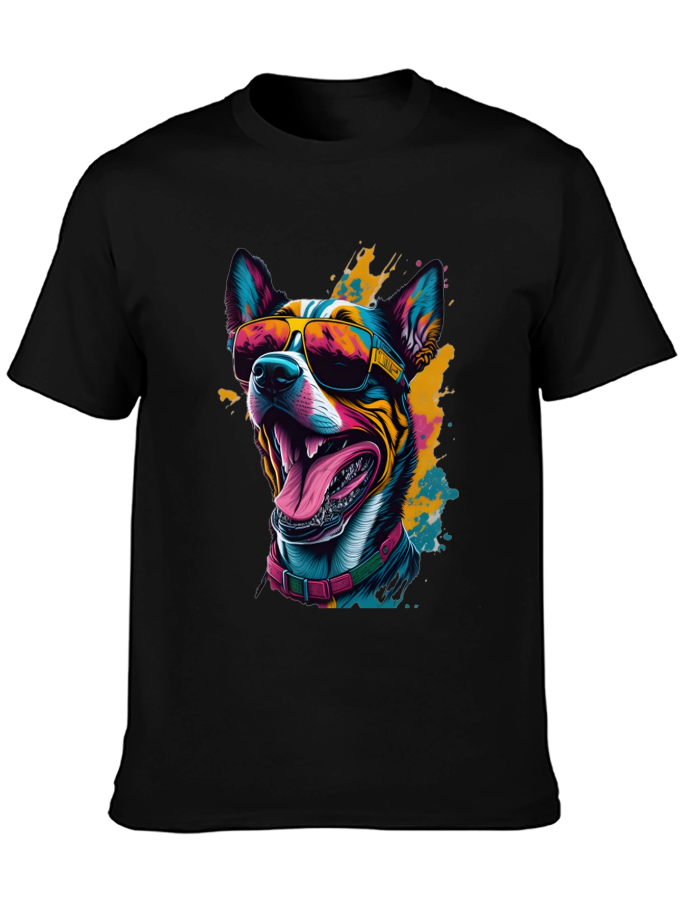 Cool Dog Graphic T-Shirt - Stylish Canine Design