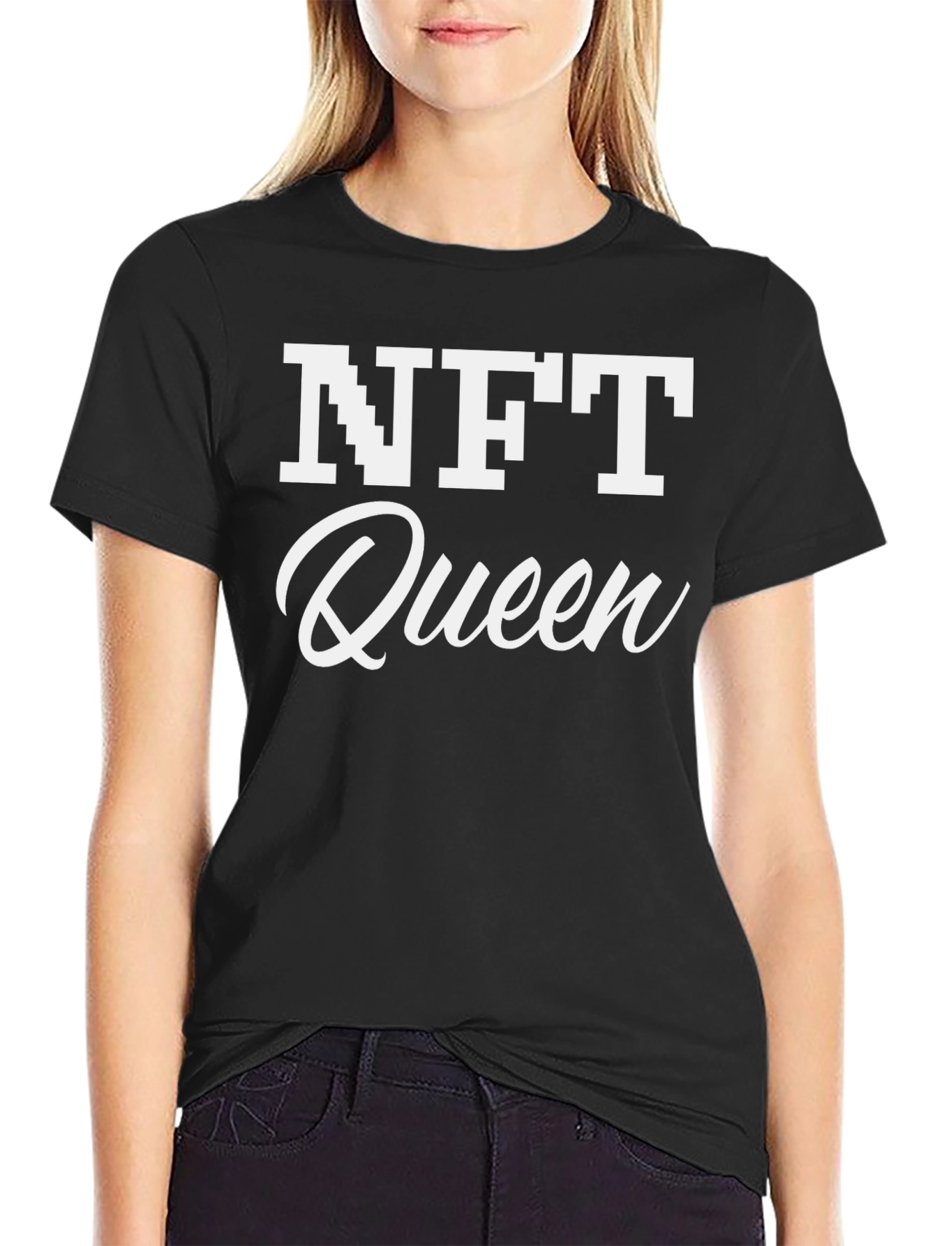 NFT Queen Black T-Shirt