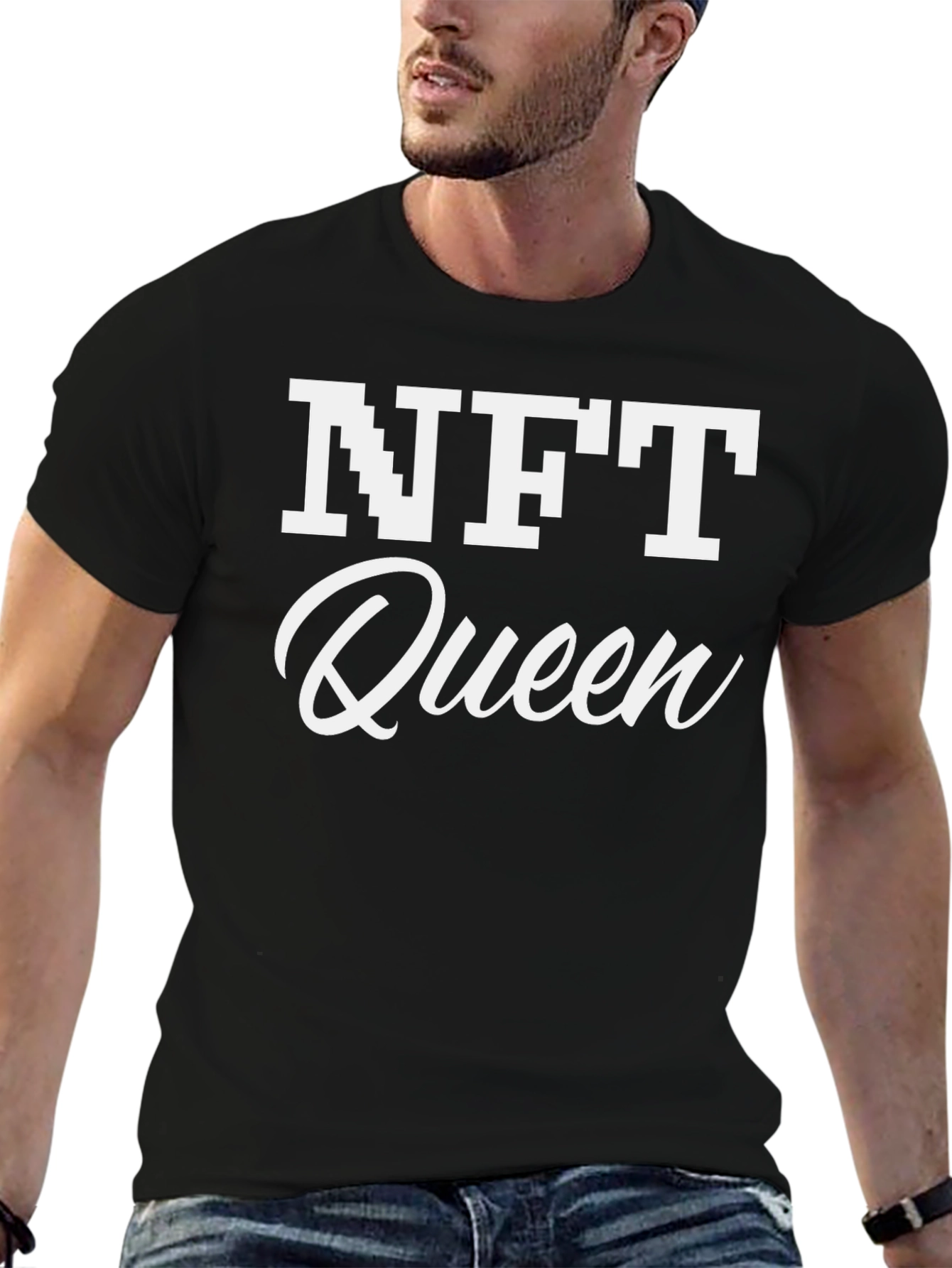 NFT Queen Black T-Shirt