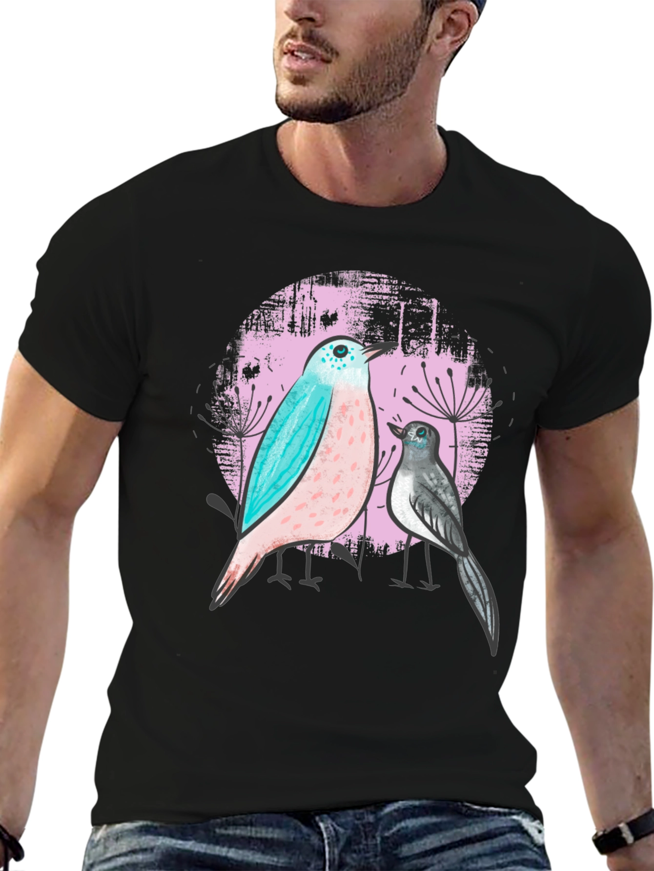 Bird Graphic T-Shirt - Unique Design