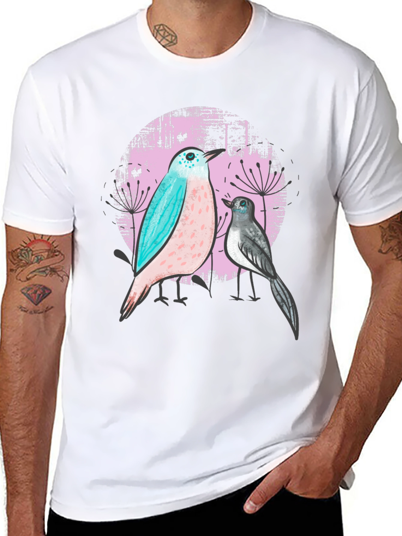 Bird Graphic T-Shirt - Unique Design