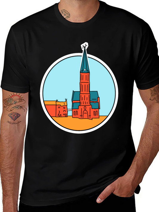 Church Graphic T-Shirt - Soft Cotton Blend