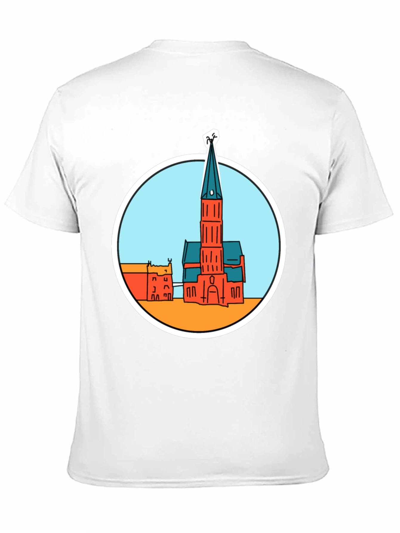 Church Graphic T-Shirt - Soft Cotton Blend
