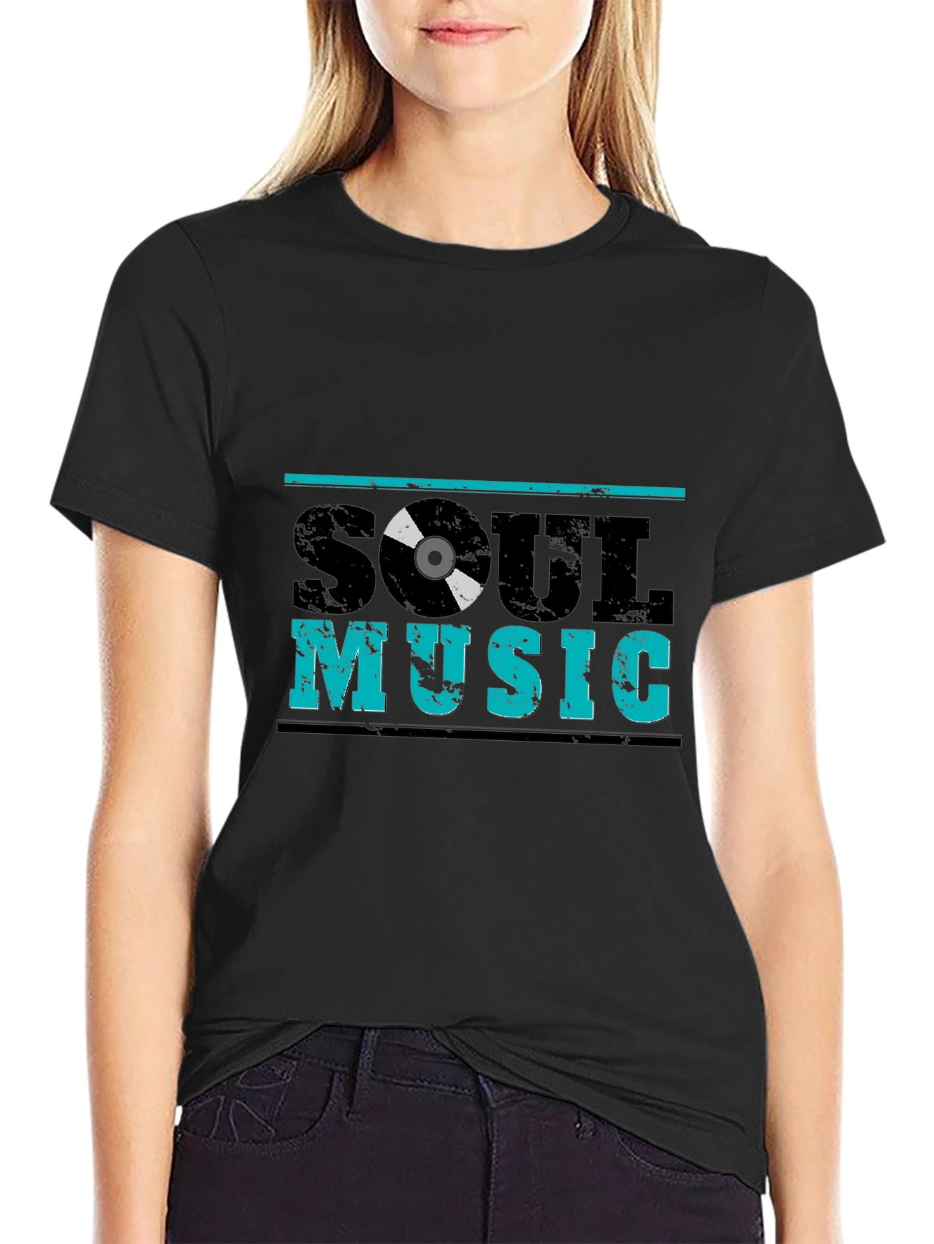 Soul Music T-Shirt - Black Graphic Tee