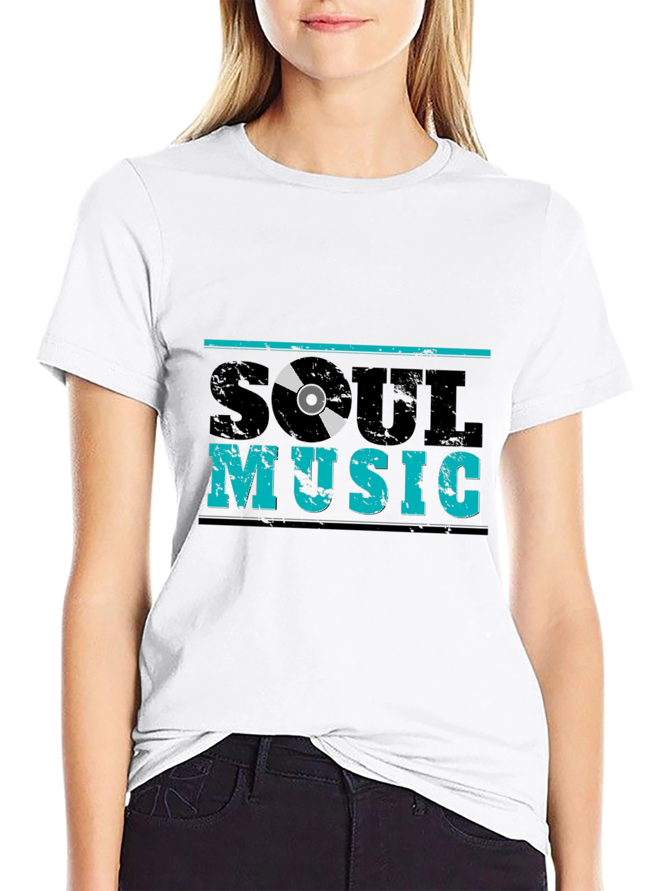 Soul Music T-Shirt - Black Graphic Tee