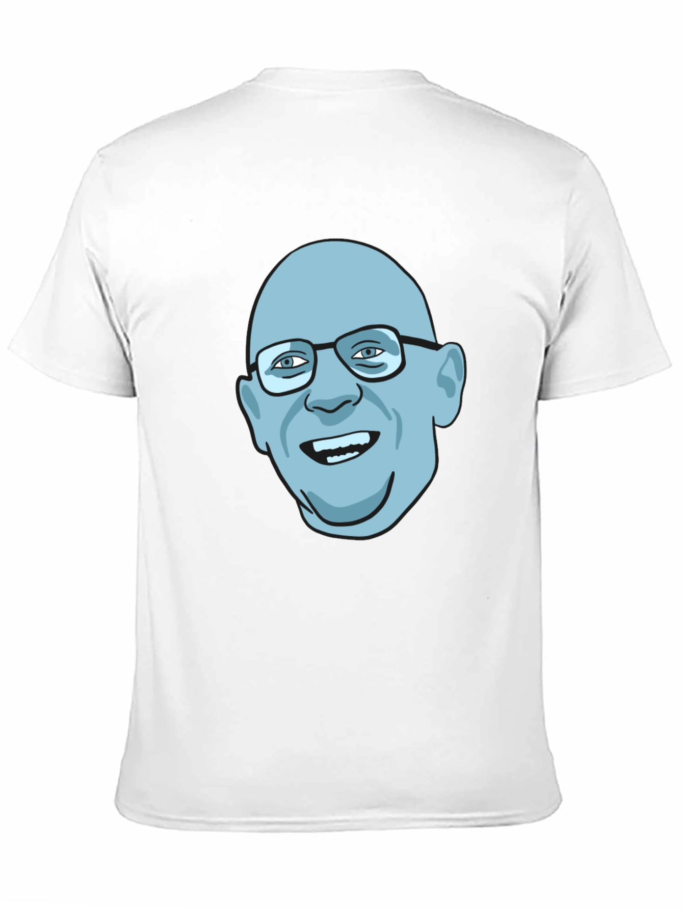 Bald Guy Graphic Tee - Unique Design