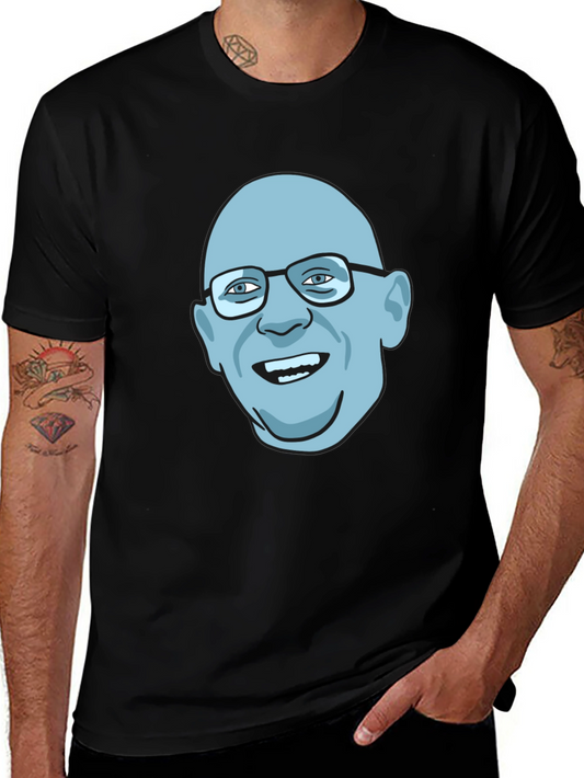Bald Guy Graphic Tee - Unique Design