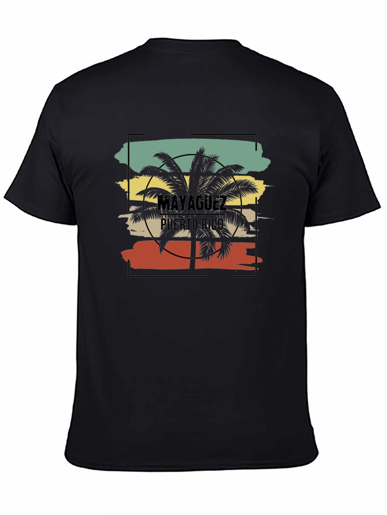 Mayaguez Puerto Rico Palm Tree Graphic Tee