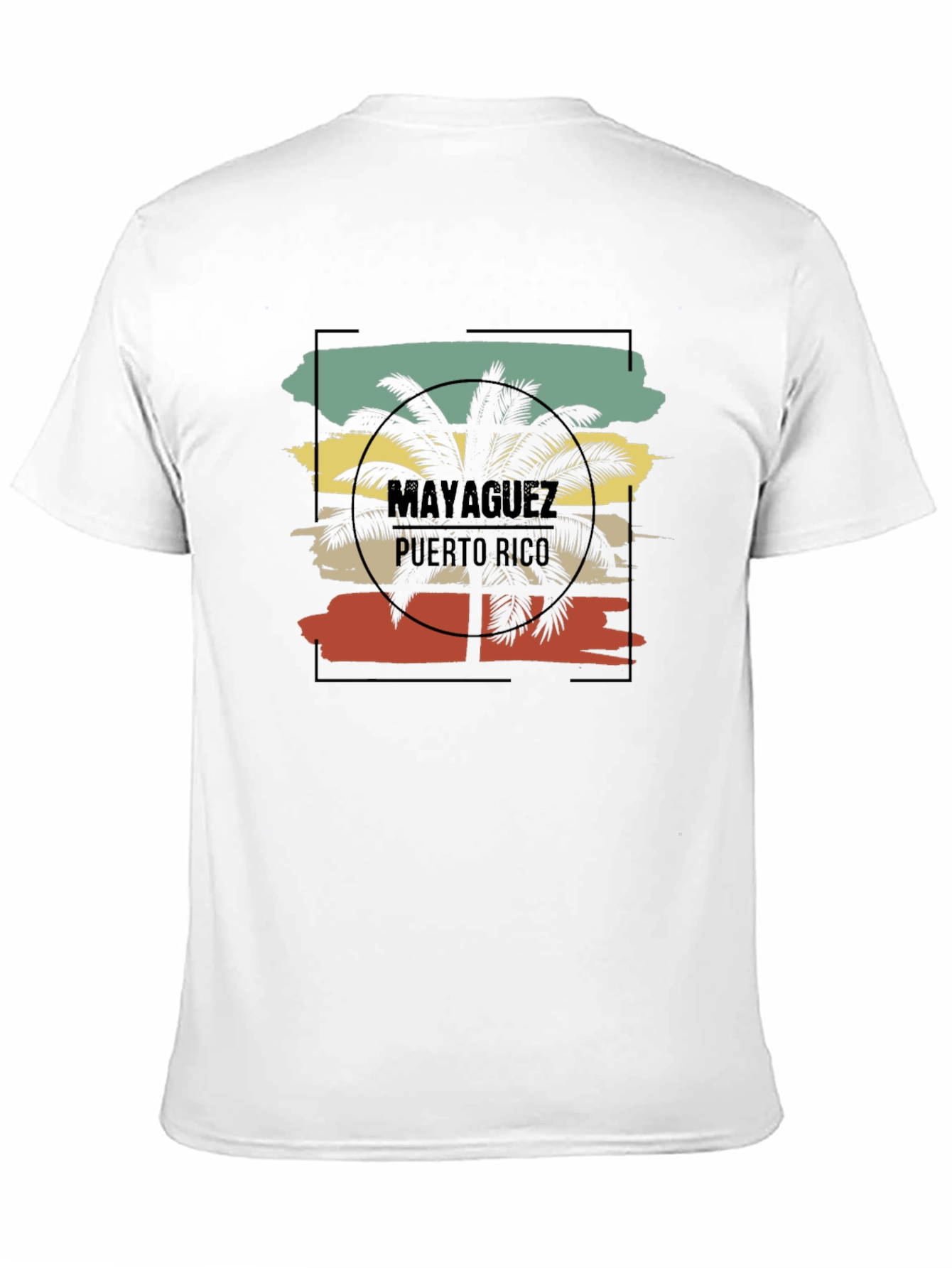 Mayaguez Puerto Rico Palm Tree Graphic Tee